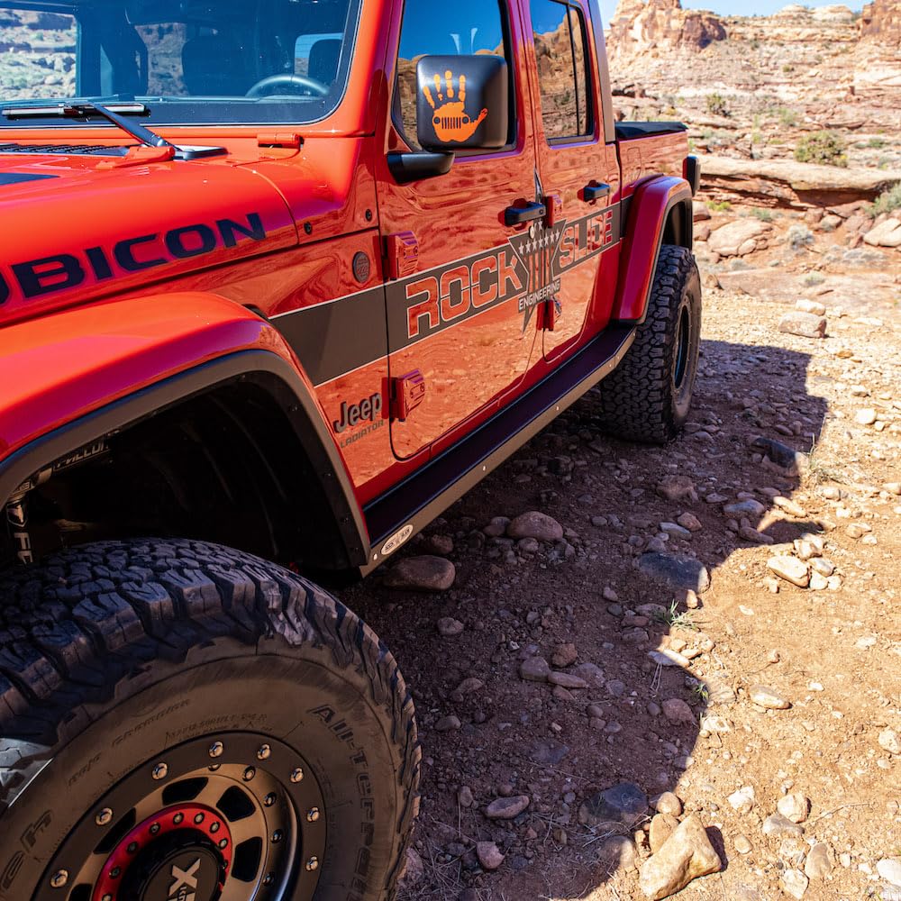 JT Side Step Sliders for 24-25 Jeep Gladiator Sub Part Passenger Side Rock Slide Engineering