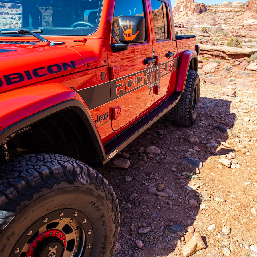 JT Side Step Gladiator Sliders for 20-23 Jeep Gladiator Drivers Side Sub Part Rock Slide Engineering