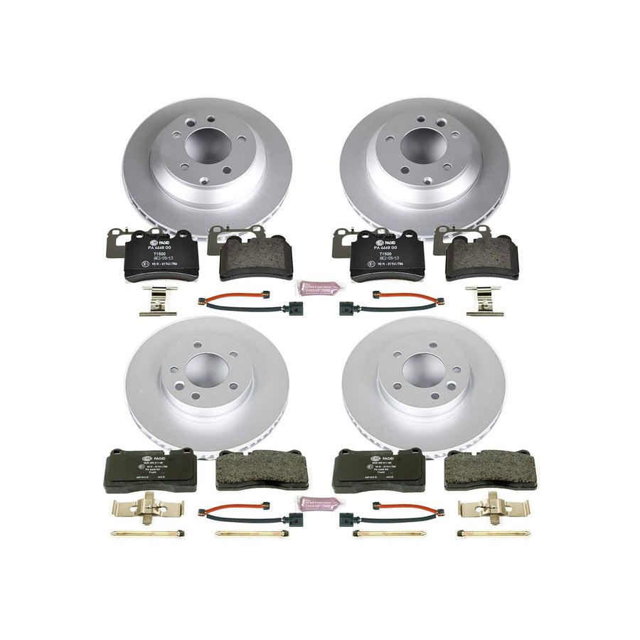 Euro-Stop Brake Kit Power Stop ESK4108 For Volkswagen Touareg Front and Rear 2006 [Model Specific]
