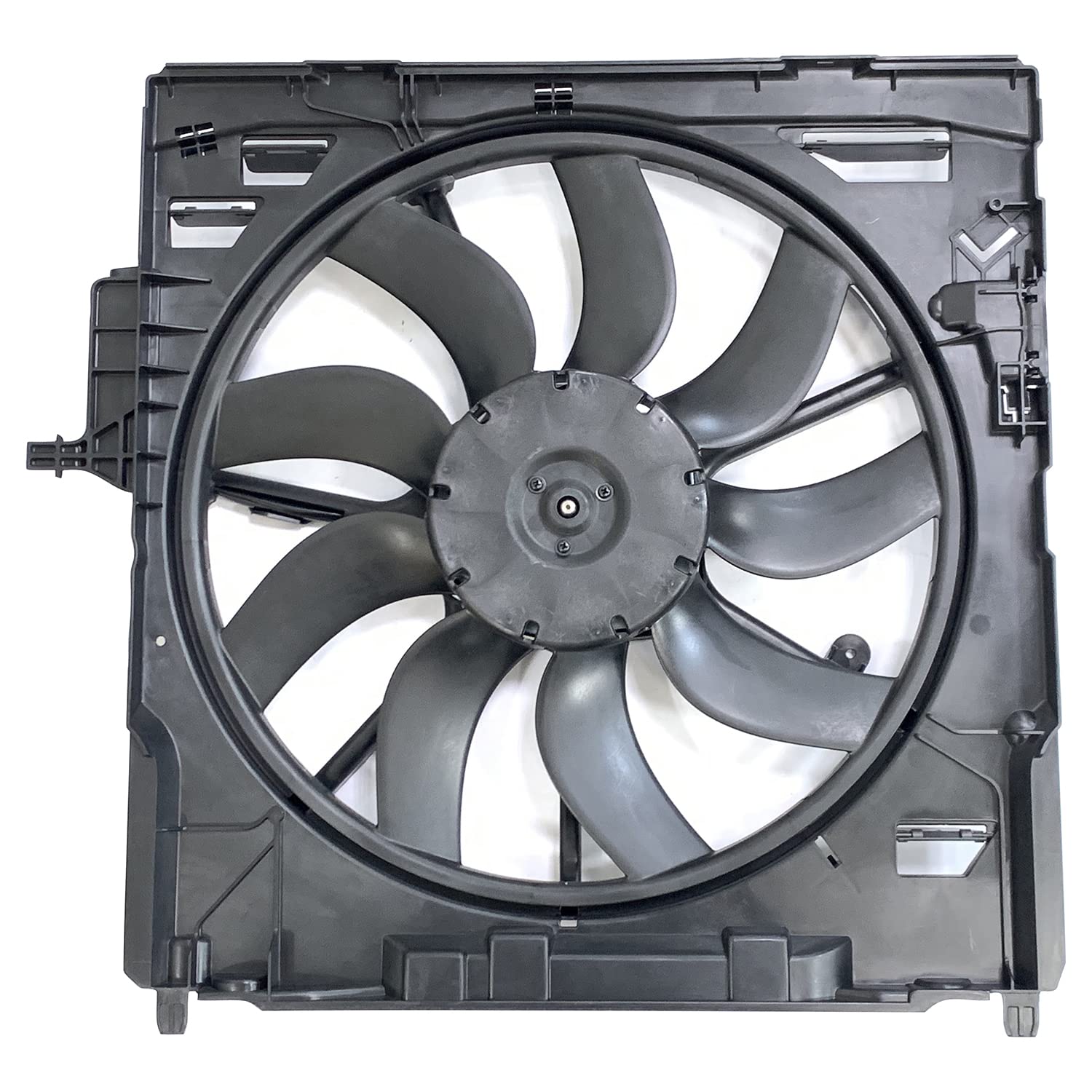 Cooling Fan Assembly TYC 624470 Compatible with 2011-2013 BMW X5