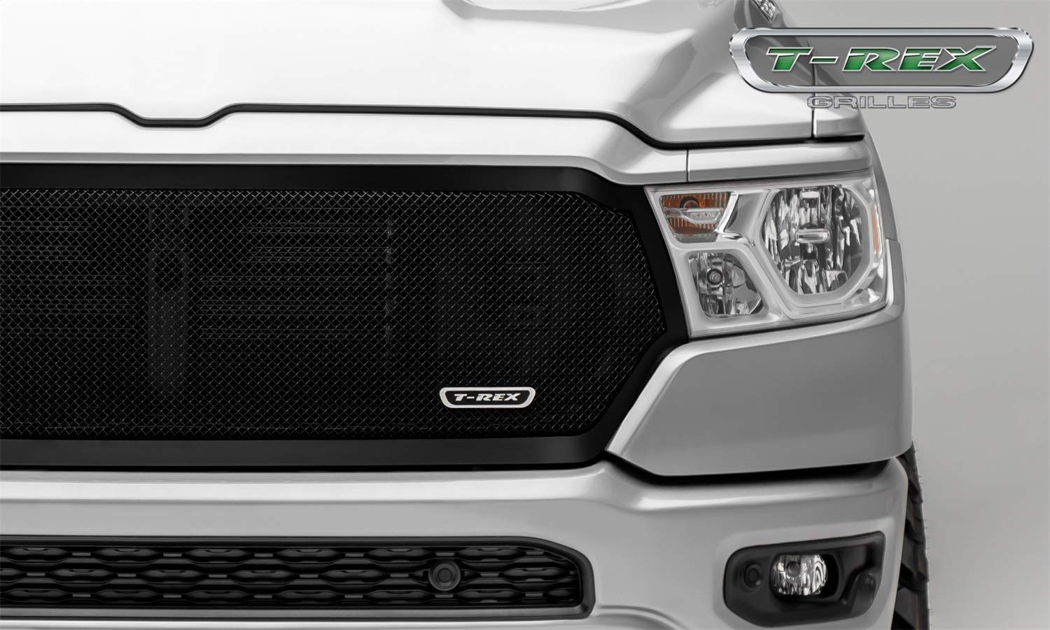 T-Rex Grilles Upper Class Series Main Grille 2019-2022 Ram 1500 Laramie, Lone Star, Big Horn, Tradesman, Black, 1 Pc, Replacement, Does Not Fit Vehicles with Camera - PN #51465