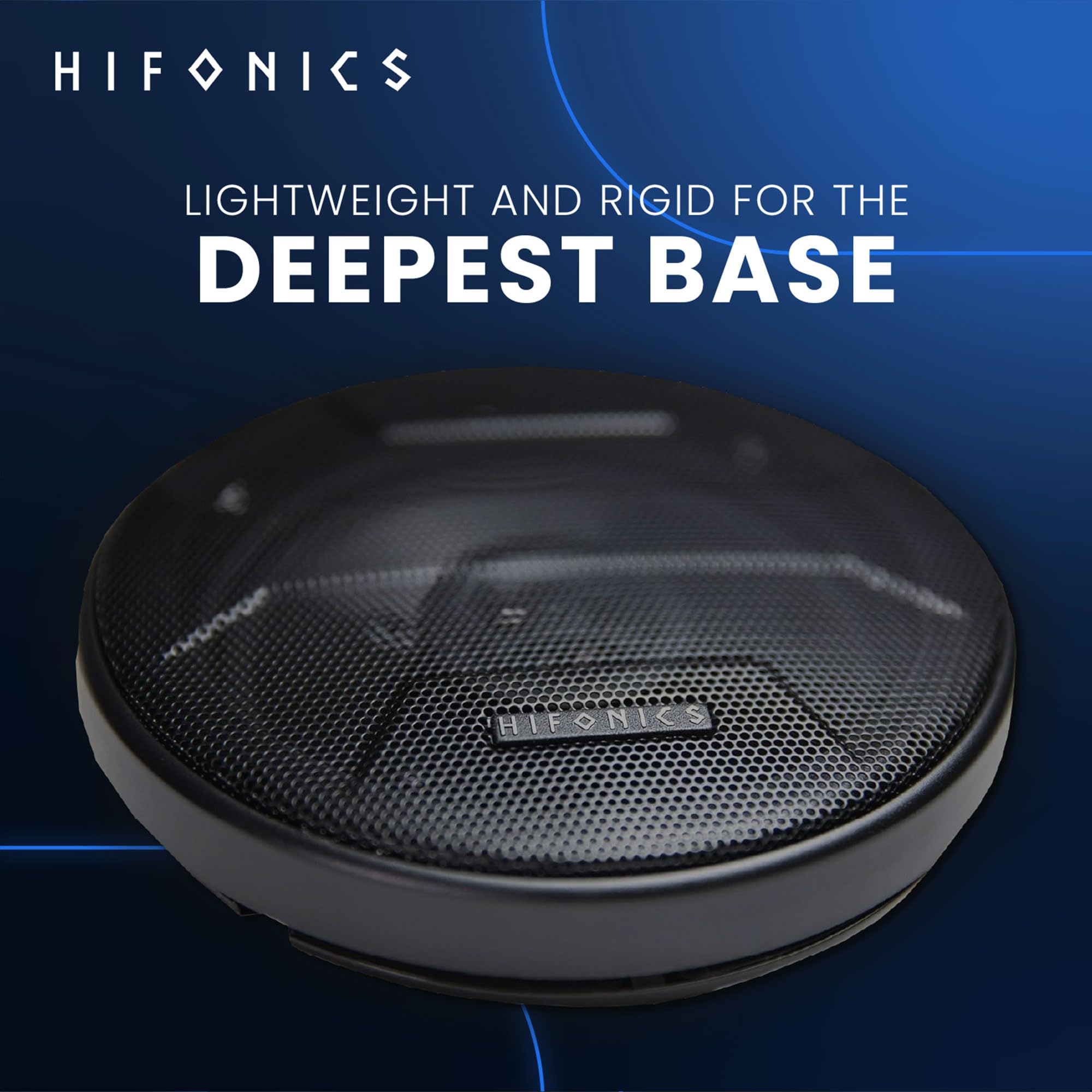 Hifonics ZS65CXS Zeus 6.5 Inch 3 Way 300W Shallow Mount Coaxial Speakers, Pair