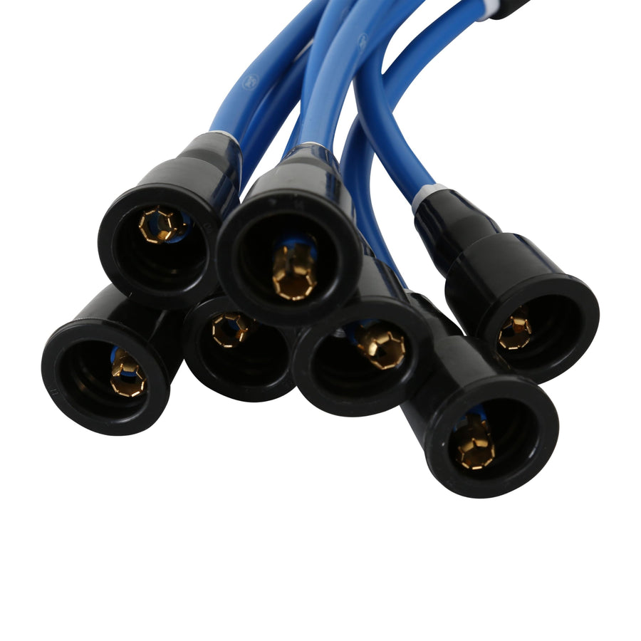 6-Cylinder Scott Drake C4DZ-12259-BL8 8mm Spark Plug Wire Set Blue