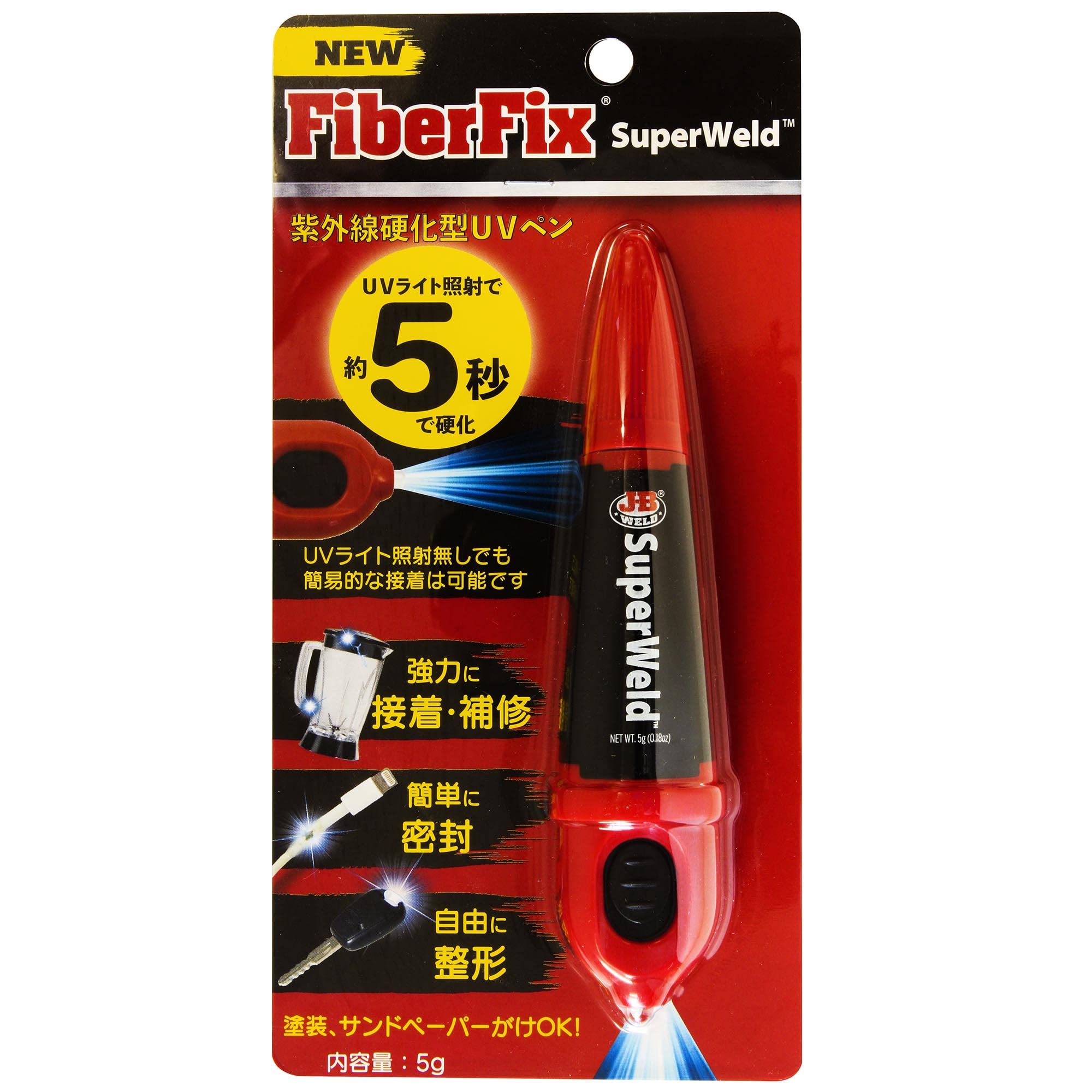 Accelerated Instant Cure FiberFix Total Repair Super Glue