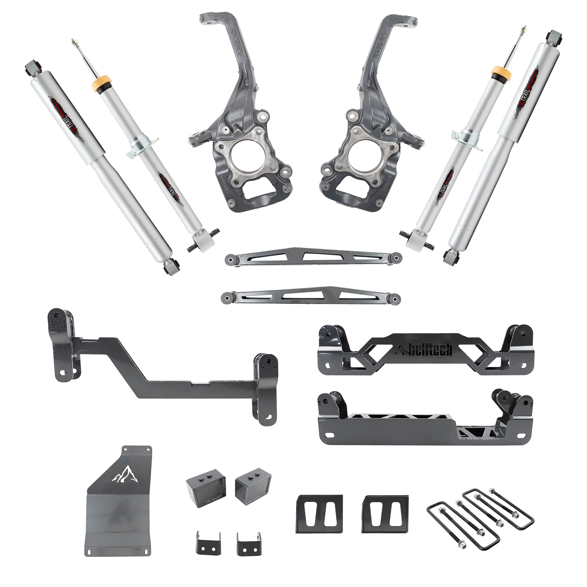 6-7" Lift Kit Belltech 152501TP fits 2015-2020 Ford F-150 4WD Short Bed