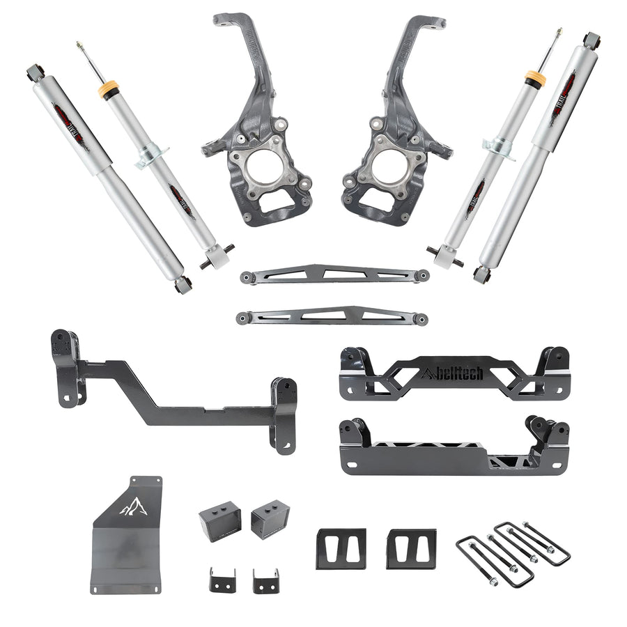 6-7" Lift Kit Belltech 152501TP fits 2015-2020 Ford F-150 4WD Short Bed