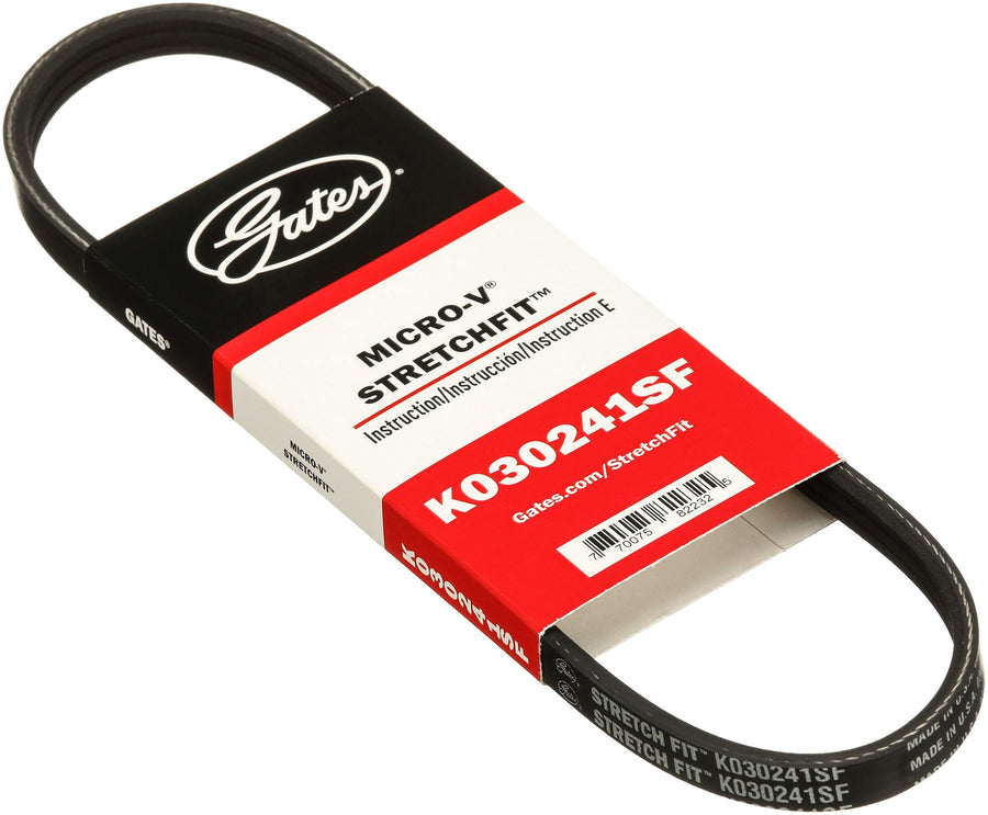Gates Stretch Fit K030241SF Micro-V Serpentine Drive Belt