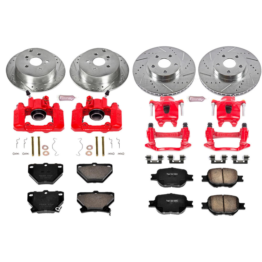 Power Stop Z23 KC2314 Evolution Sport Brake Kit with Calipers For Toyota Celica 2000-2002 [Model Specific]