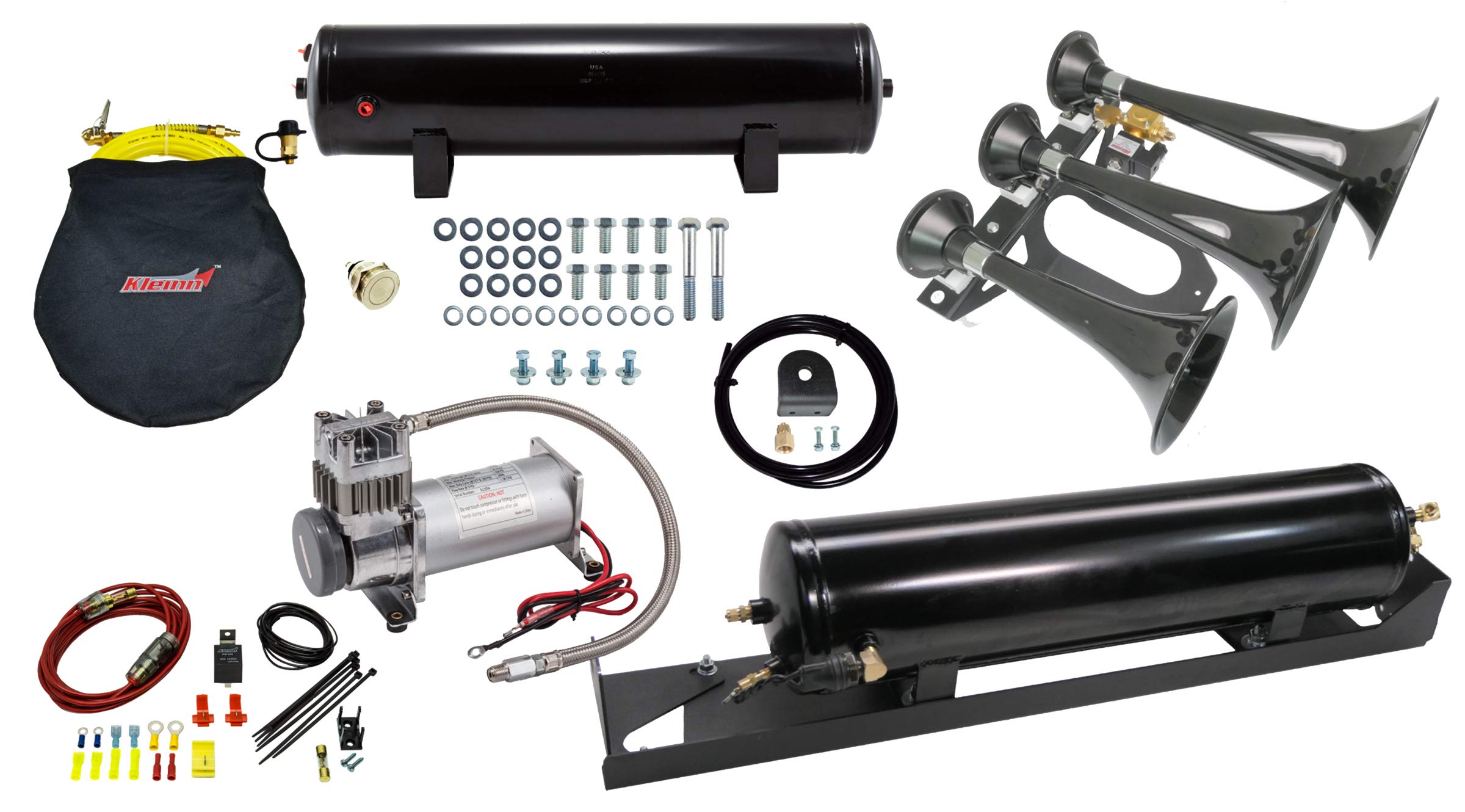 Spare Tire Location Horn Mount Kleinn Air Horns with