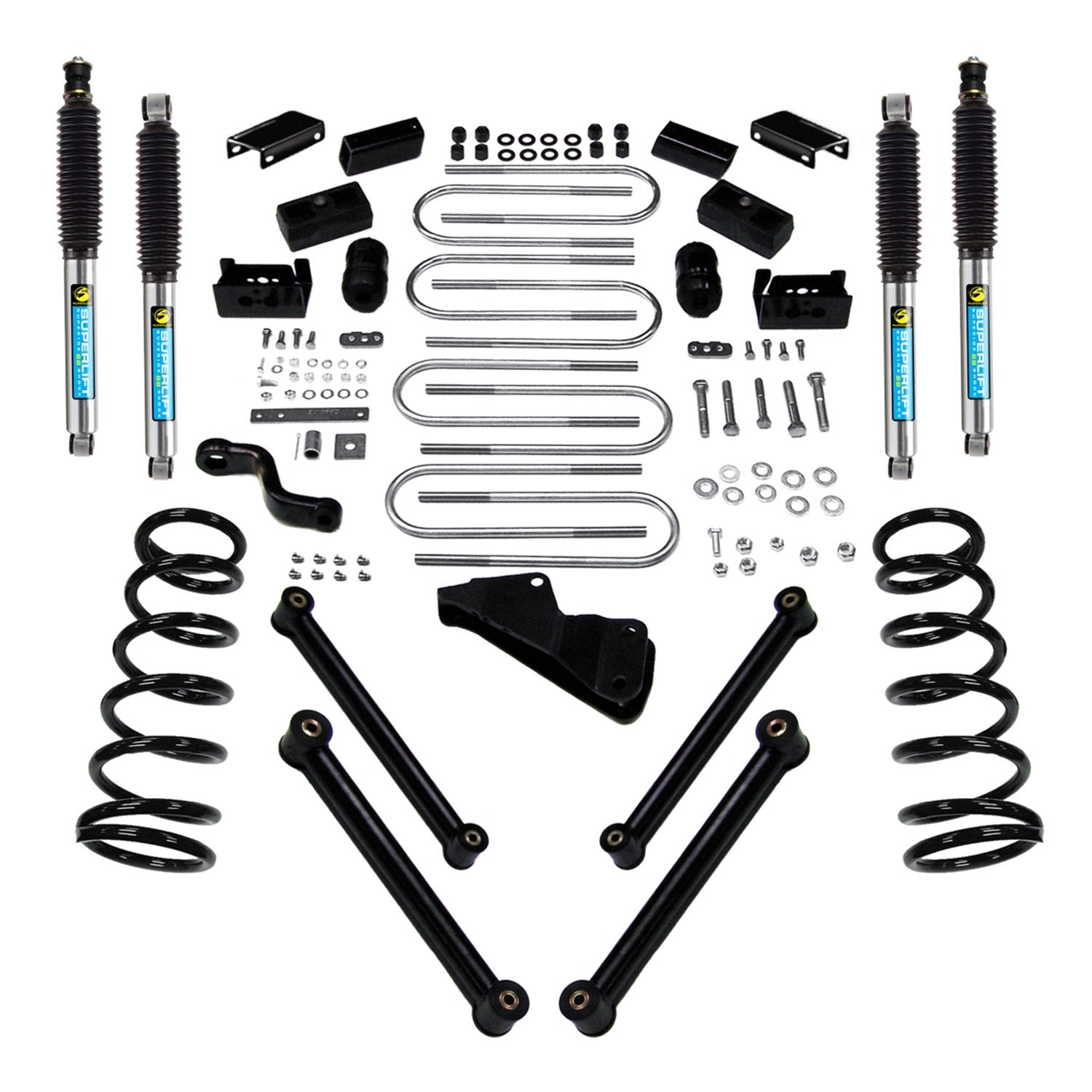 SUPERLIFT SUSPENSION RealTruck 6" Lift Kit for RAM 2500/3500 | Complete Lift Kit with Front & Rear Bilstein 5100 Series Shocks & Control Arms | K760B | Fits 2003-2005 Dodge RAM 2500 / 3500 4WD Diesel