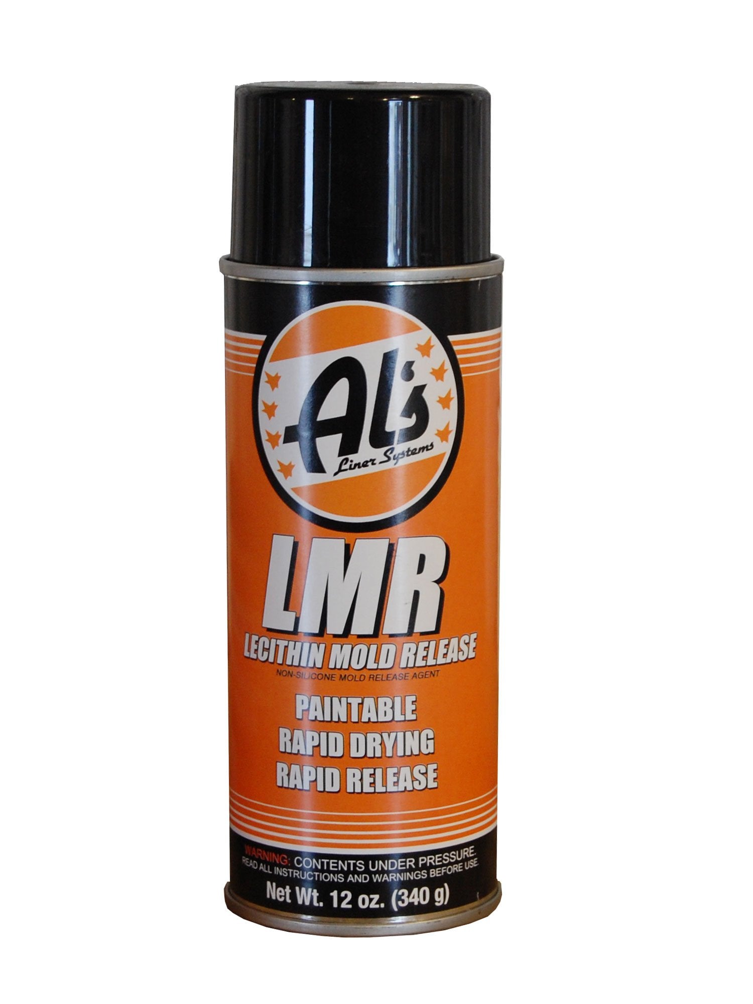 Lecithin Mold Release LMR AL's Liner Aerosol Spray Gun Cleaning Aid - 12oz -Easy Application and Quick Drying (ALS-LMR)