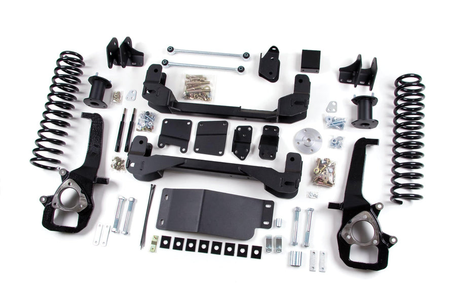 2012 Dodge/Ram 1500 4WD Zone Offroad ZOND19 | 6 inch Strut Spacer Lift with Level Rear End (Front & Rear) | No Shocks