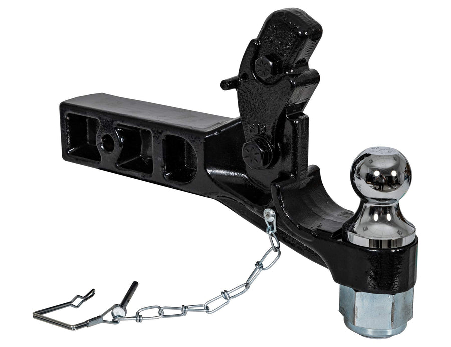 10 Ton Buyers Products Combination Hitch - 2-1/2 Inch Receiver, 2 Inch Ball