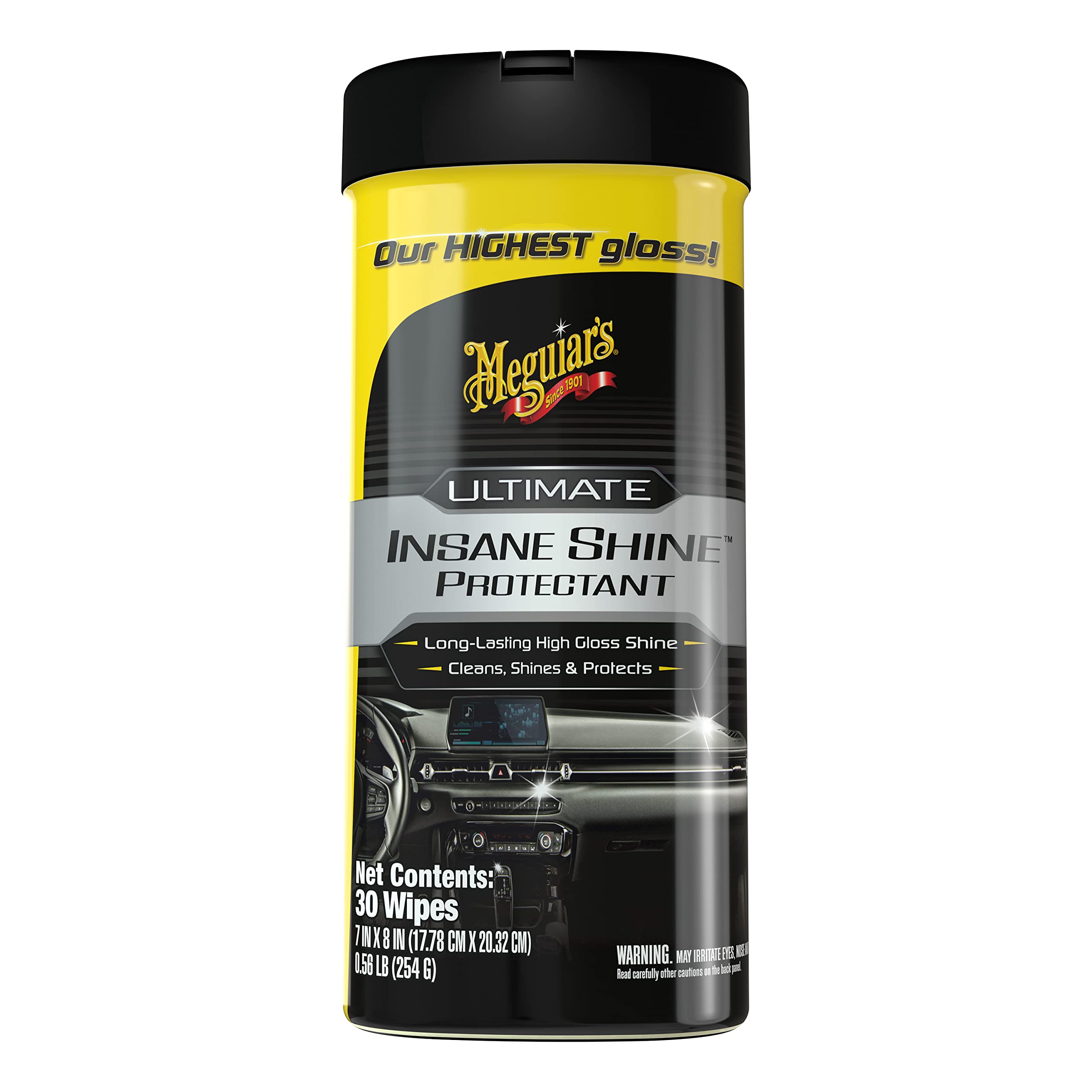 Ultimate Insane Shine Protectant Wipes Meguiar's - 3 Wipes