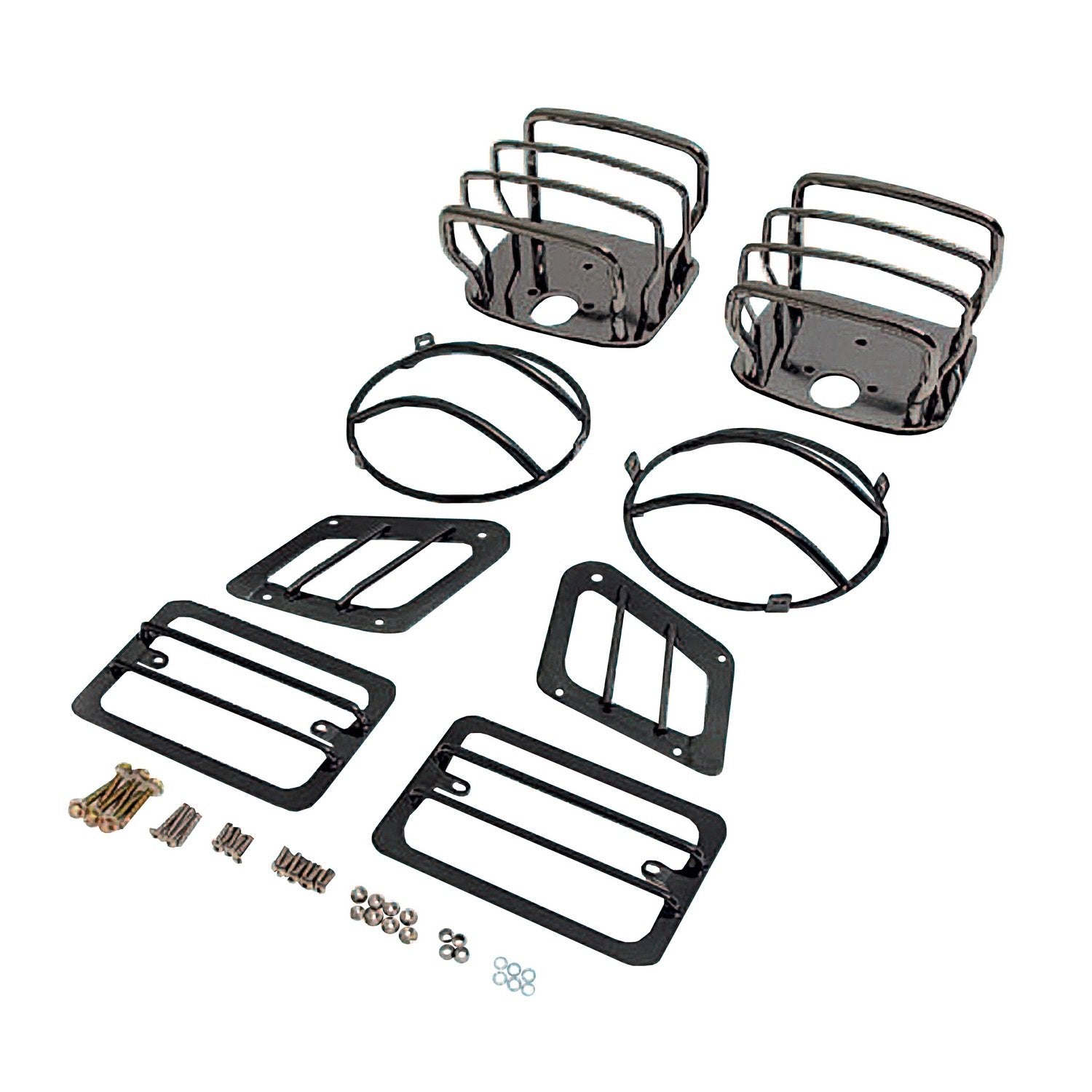 Euro Guard Kit Rugged Ridge for Jeep Wrangler TJ | 8-Piece | 12495.02 | Fits 1997-2006 Jeep Wrangler TJ
