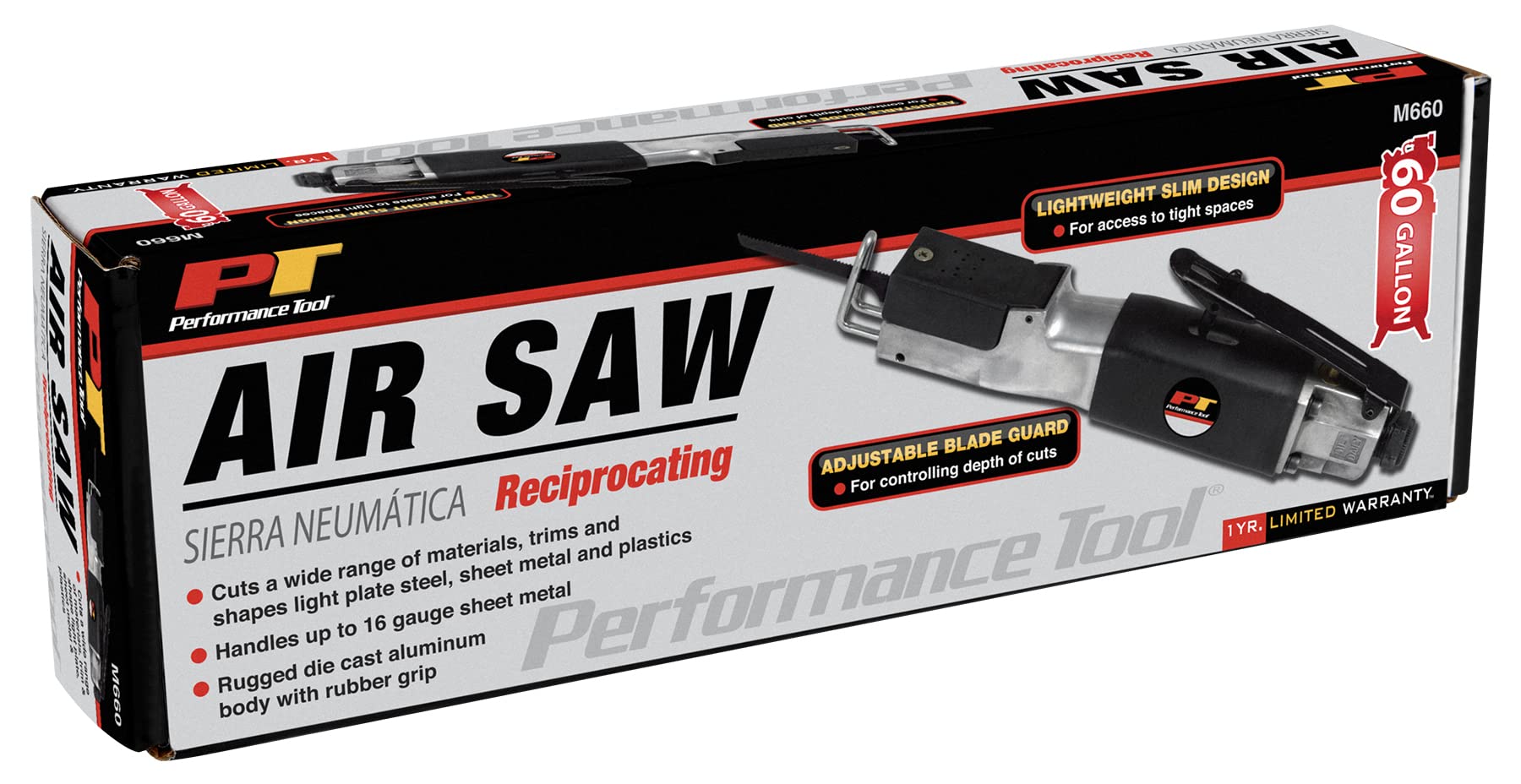 M660 Performance Tool Reciprocating Air Body Saw