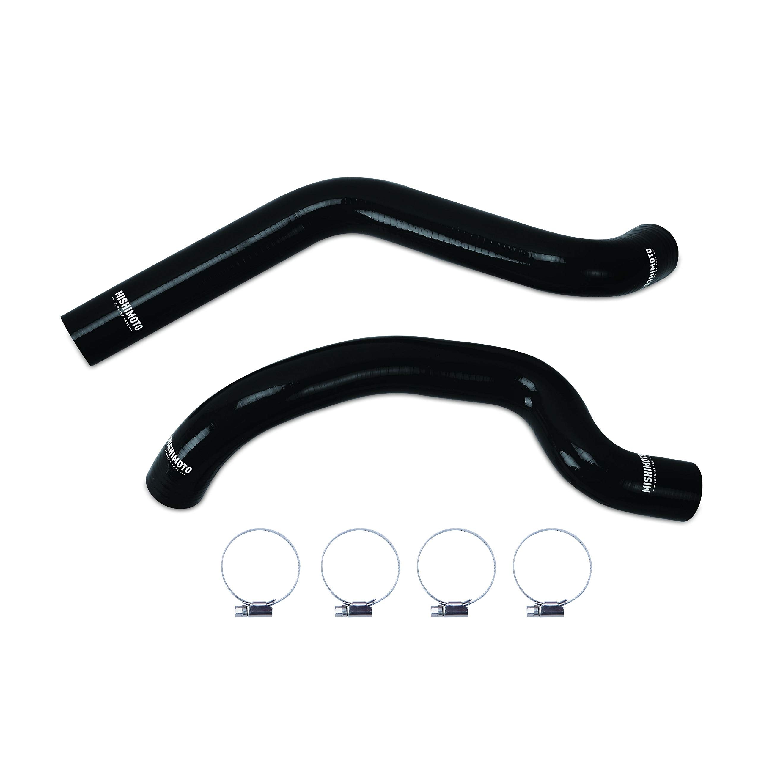 Mishimoto Silicone Radiator Hose Kit MMHOSE-WR6-07BK Fits Jeep Wrangler 6Cyl 2007-2017 Black
