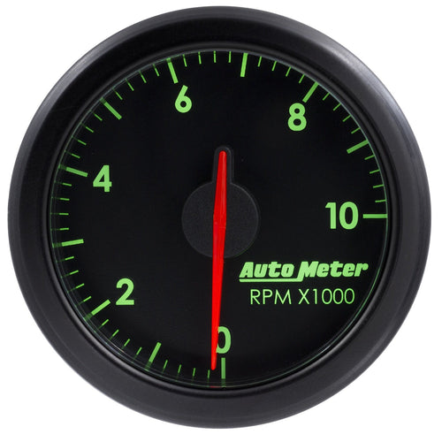 2-1/16" AutoMeter Tach, 0-10,000 RPM, Airdrive, Black 9197-T