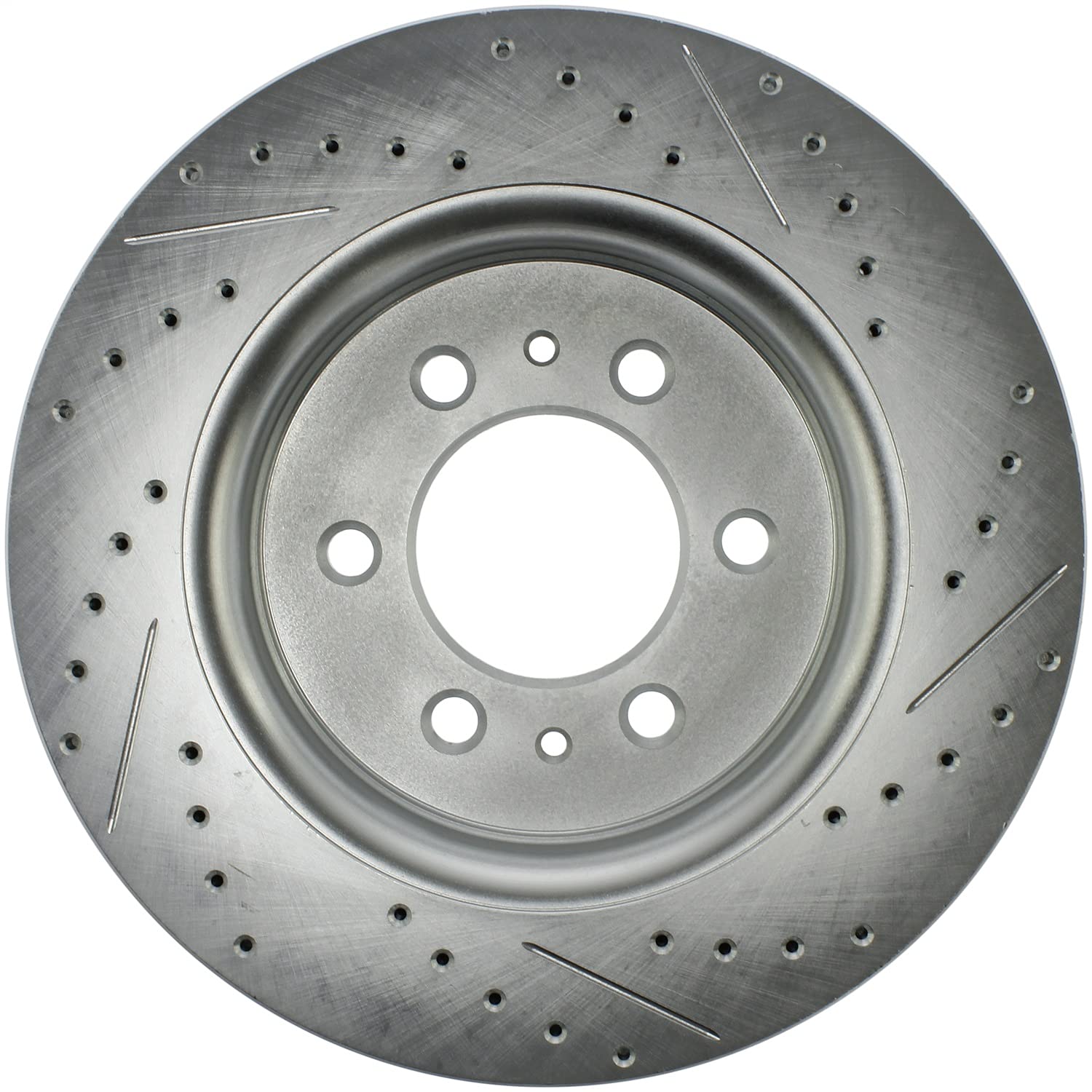 StopTech Select Sport 227.65119R Rear Right Drilled/Slotted Disc Brake Rotor - Fits Select Ford Expedition, F150 and Lincoln Navigator Vehicles