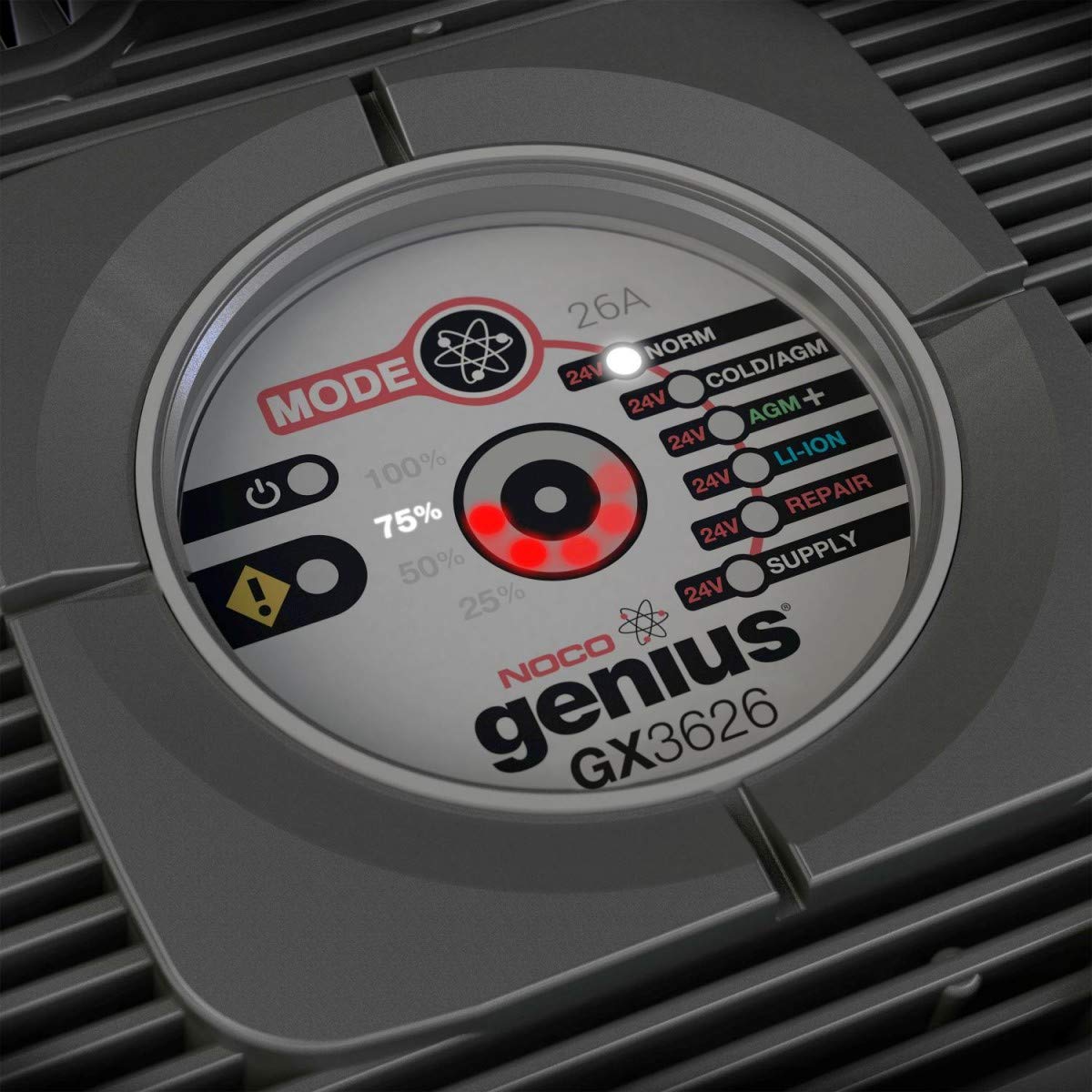 NOCO Genius GX3626 Smart Onboard Battery Charger, 36V 26A Commercial Charger, Battery Maintainer and Desulfator for Golf Carts, Pallet Jacks, Floor Scrubbers, Scissor Lifts, and Industrial Equipment
