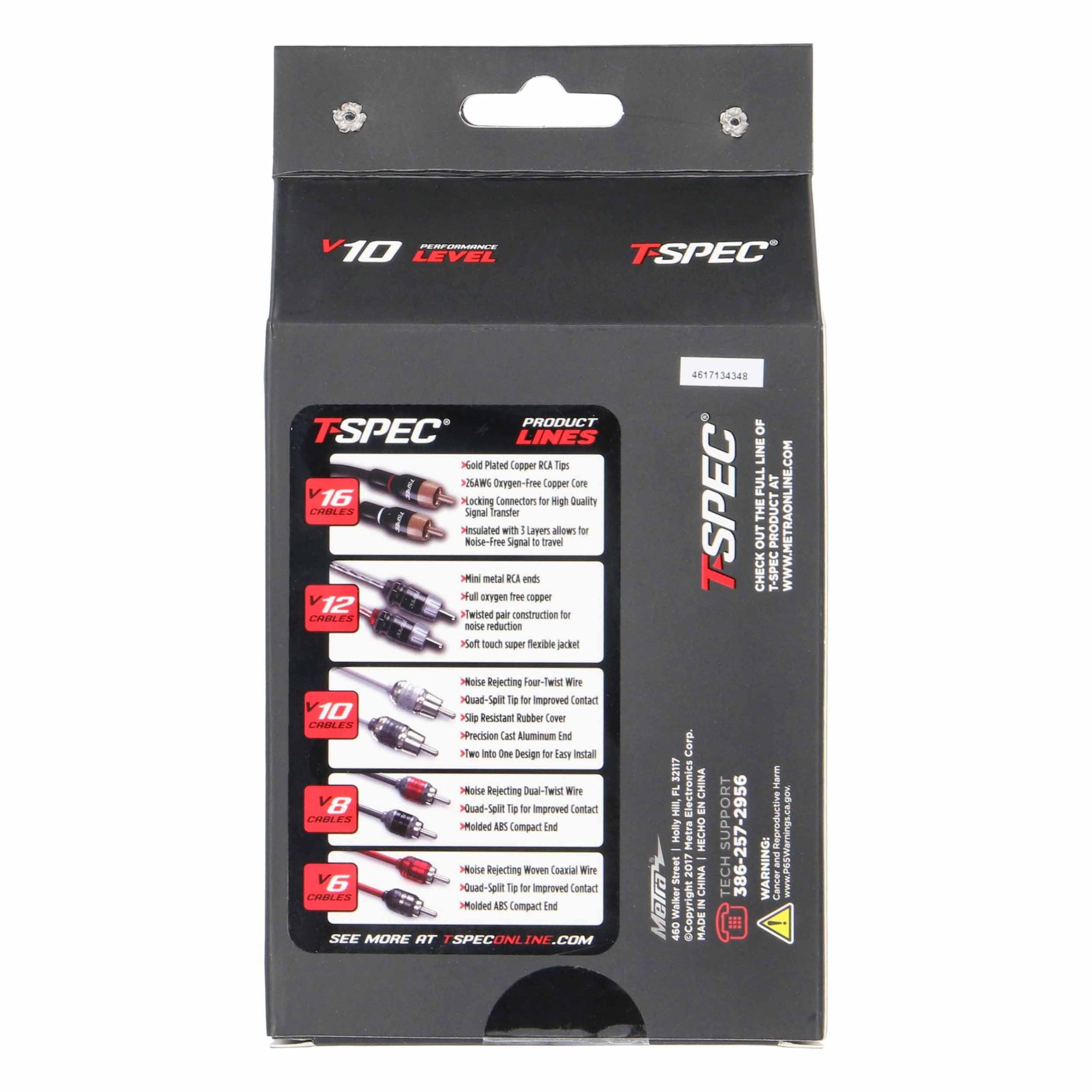 2-Channel T-Spec v10 Series RCA to 3.5MM Jack - 6 FT