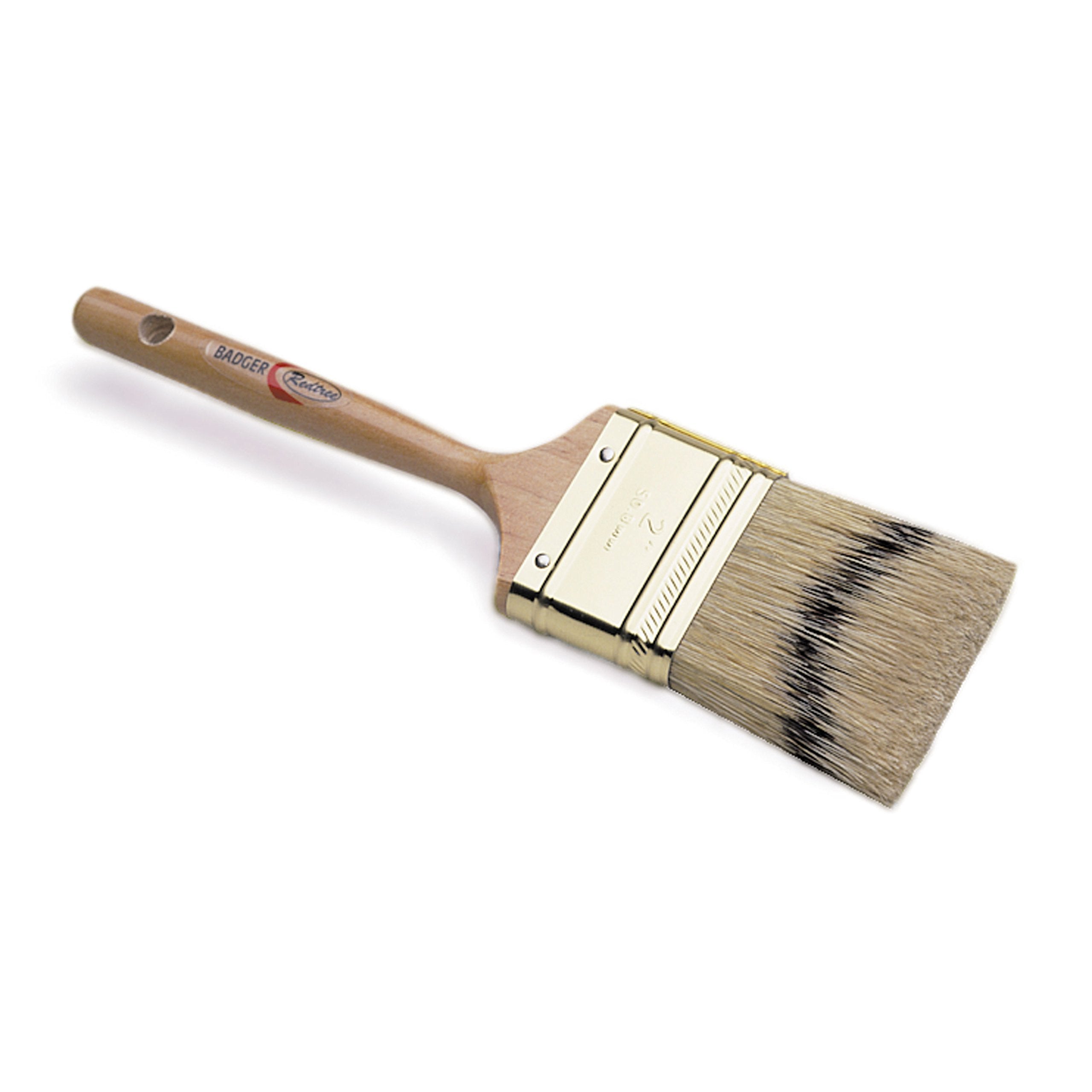 Badger Fine Finish Natural Bristle Paint Brush REDTREE - 1"