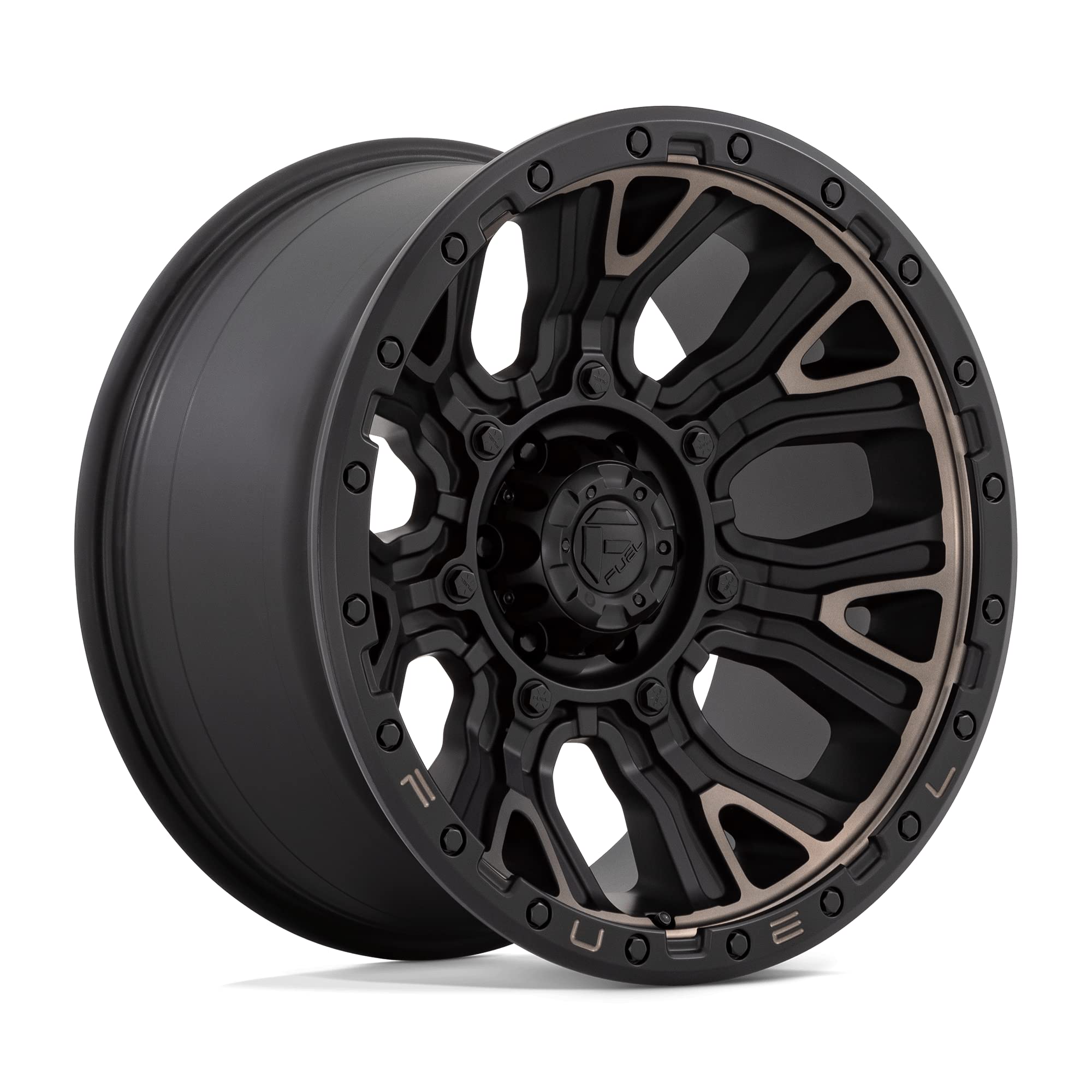 1PC Fuel D824 20X10 6X135 M-BLK-DDT -18MM - D82420008947