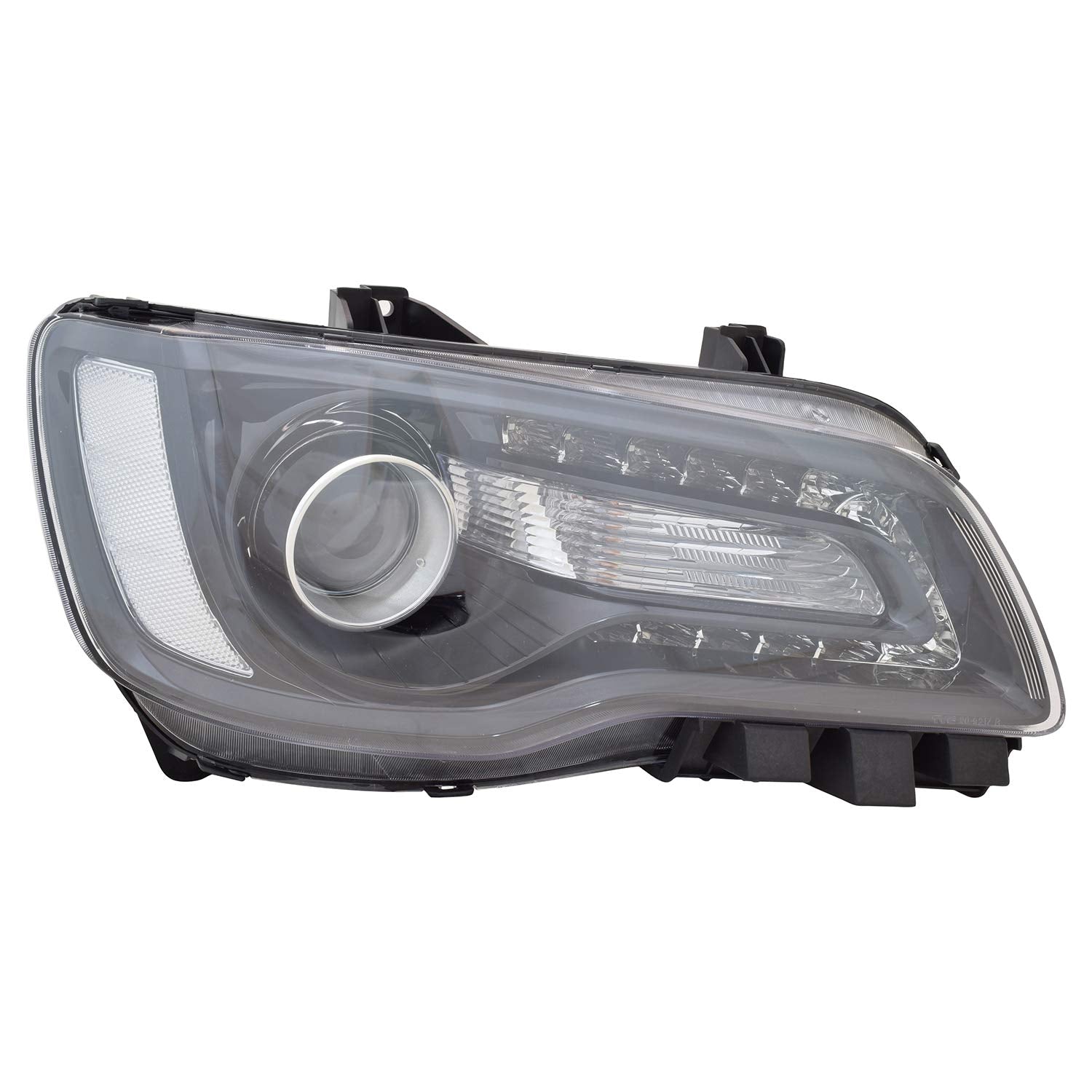 Right TYC Headlight Assembly Compatible with 2015-2017 Chrysler 300