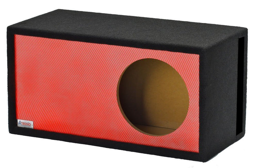 Red Carbon Fiber 15" Single Vented SPL-