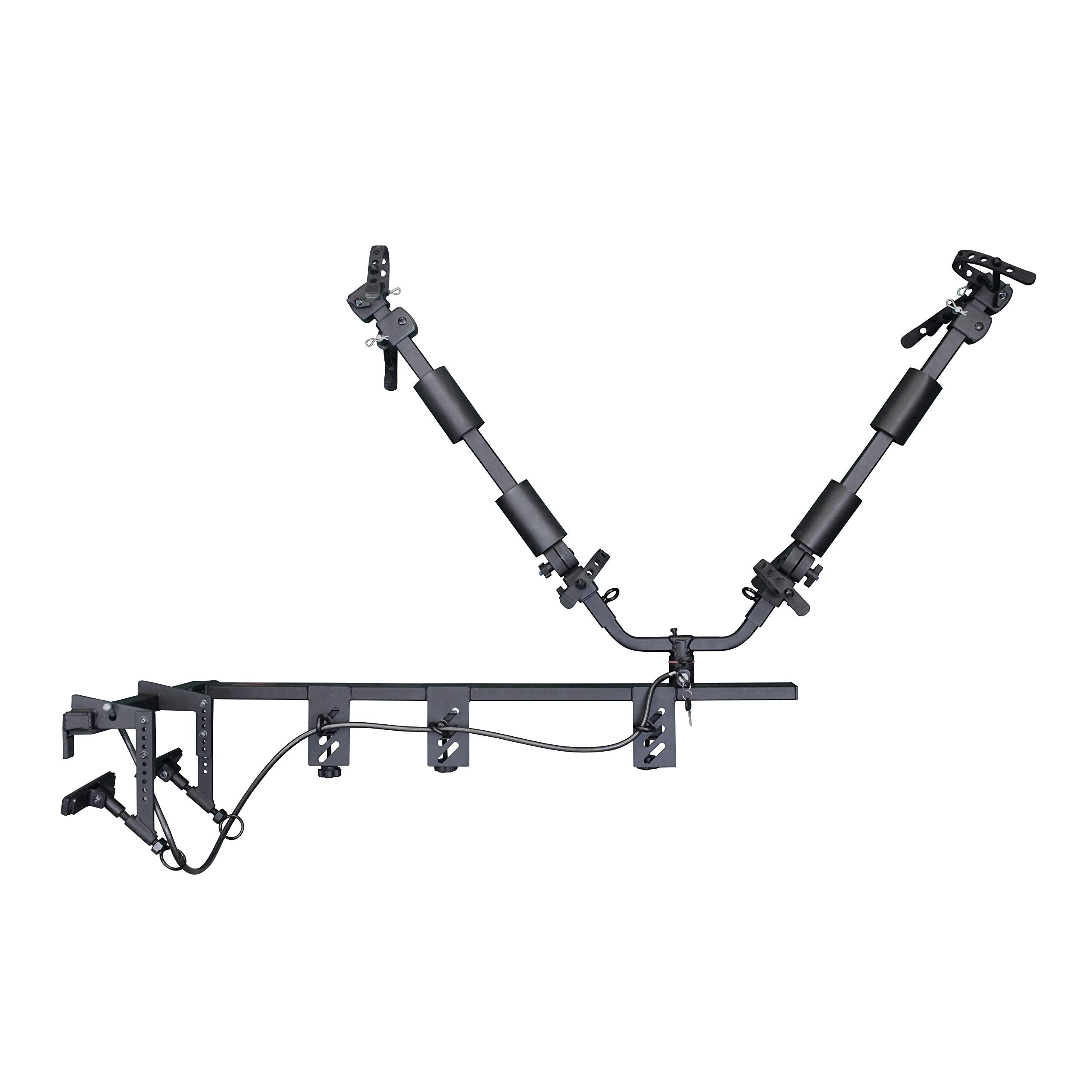 Half Nelson Let's Go Aero 2-Bike Truck Bed Mount V-Rack Carrier