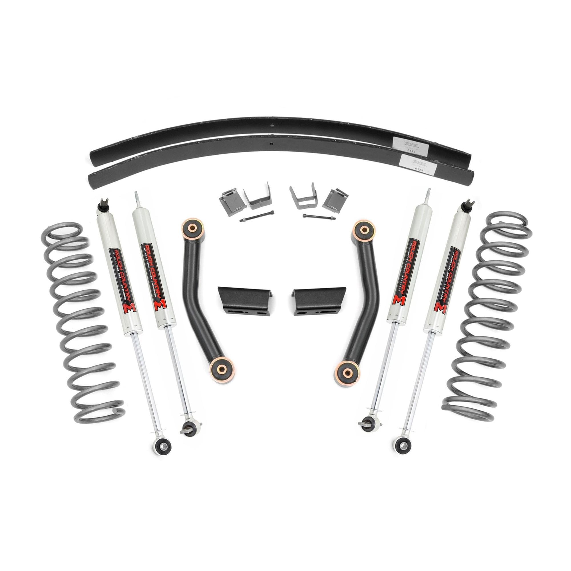 3" Lift Kit Rough Country for 1984-2001 Jeep Cherokee XJ 2WD/4WD - 67041
