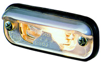 HELLA Lamp License 001378127 Slver Ece/Sae, Black 1378