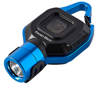 Pocket Mate Streamlight 73302 325-Lumen USB Rechargeable Pocket Keychain/Clip-on Flashlight, Blue