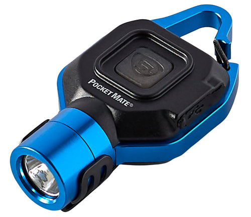 Pocket Mate Streamlight 73302 325-Lumen USB Rechargeable Pocket Keychain/Clip-on Flashlight, Blue