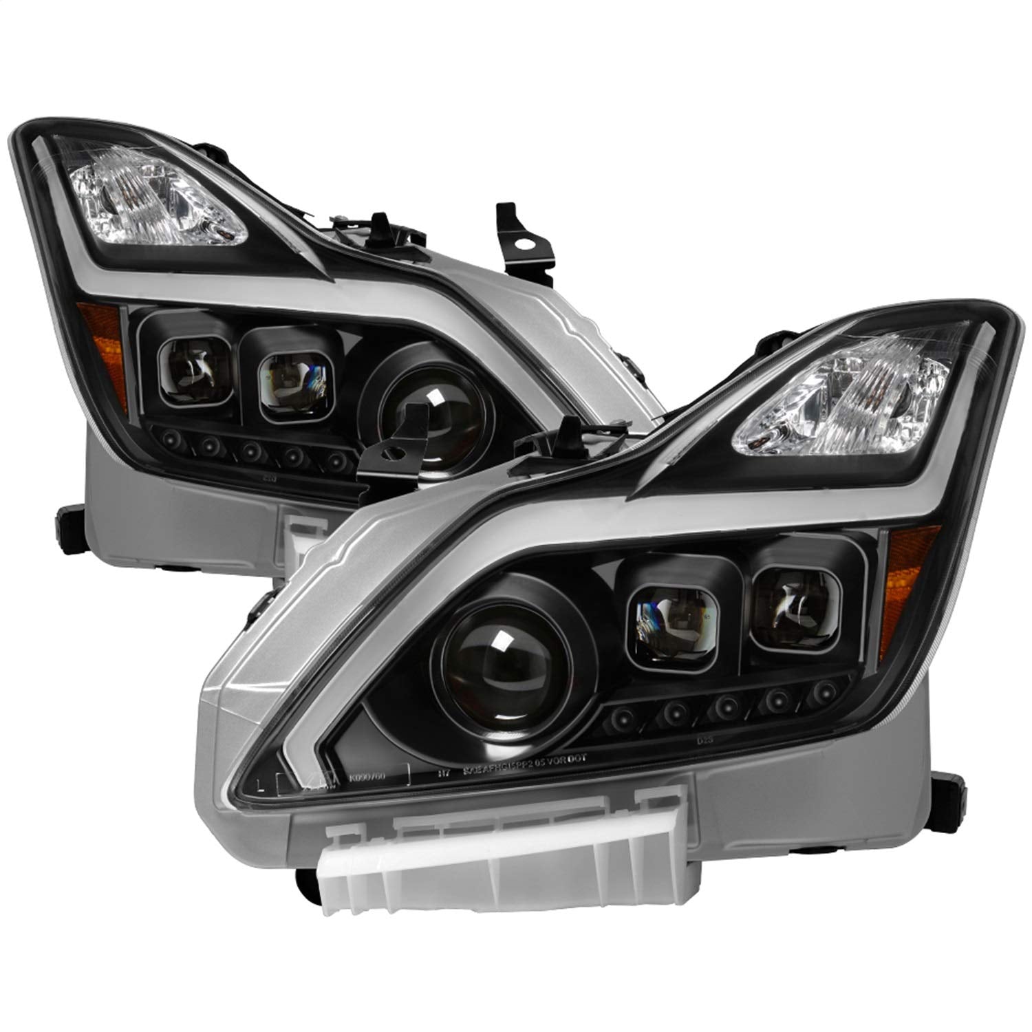 Spyder Projector Headlight Xtune PRO-JH-IG3708-2D-LB-BK, 1 Pack