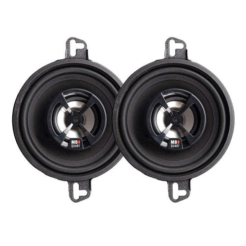 MB Quart 3.5" Discus High-Performance 2-Way Car Audio Component Speaker System, 70W Peak Power, 35W RMS, 4 Ohm, and 88db Sensitivity