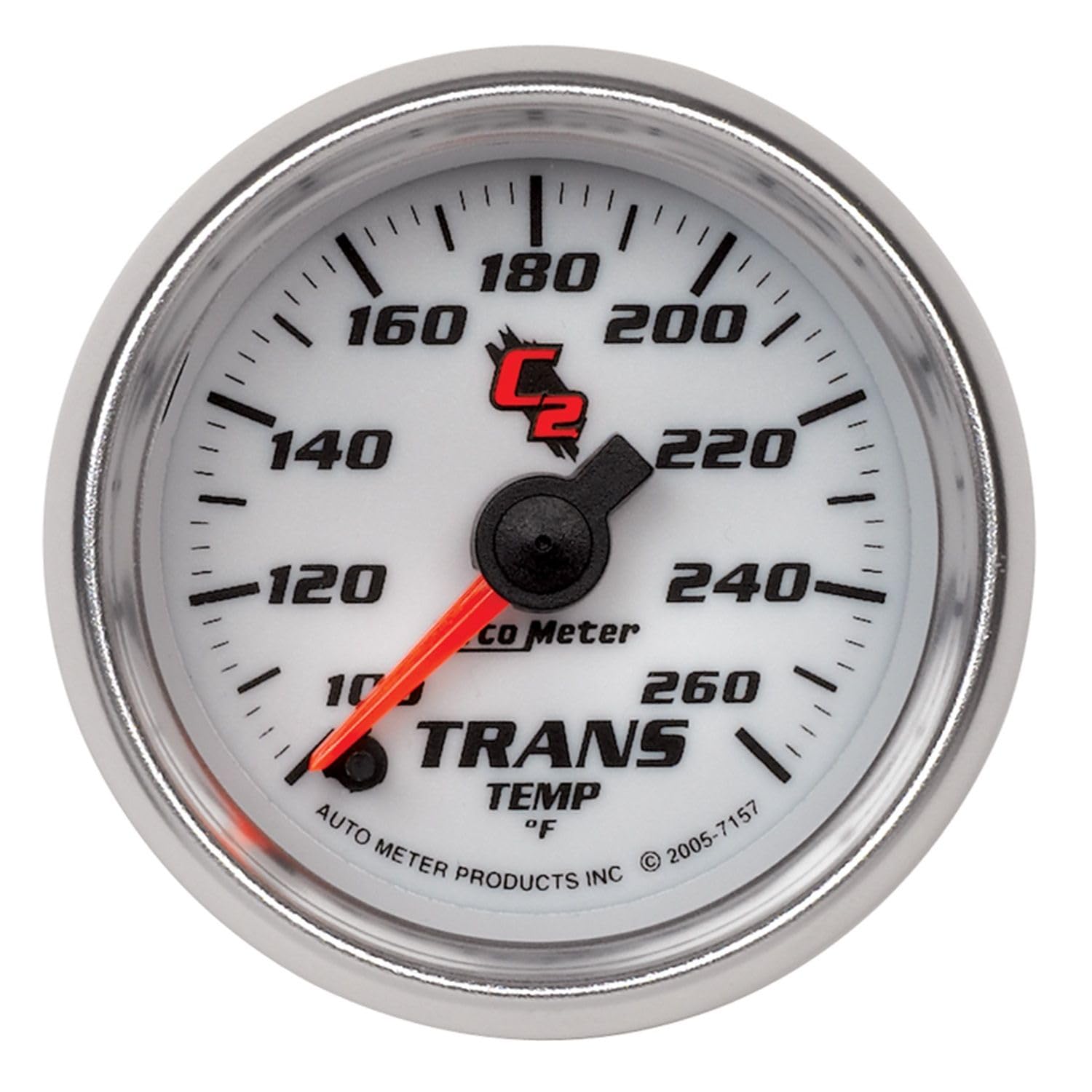C2 Auto Meter 7157 Full Sweep Electric Transmission Temperature Gauge