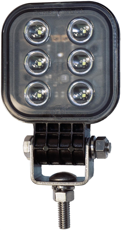 M905-MV Peterson Led Work Light, Square, Pedestal-Mount H/W 500 Lumen3X3 Mv