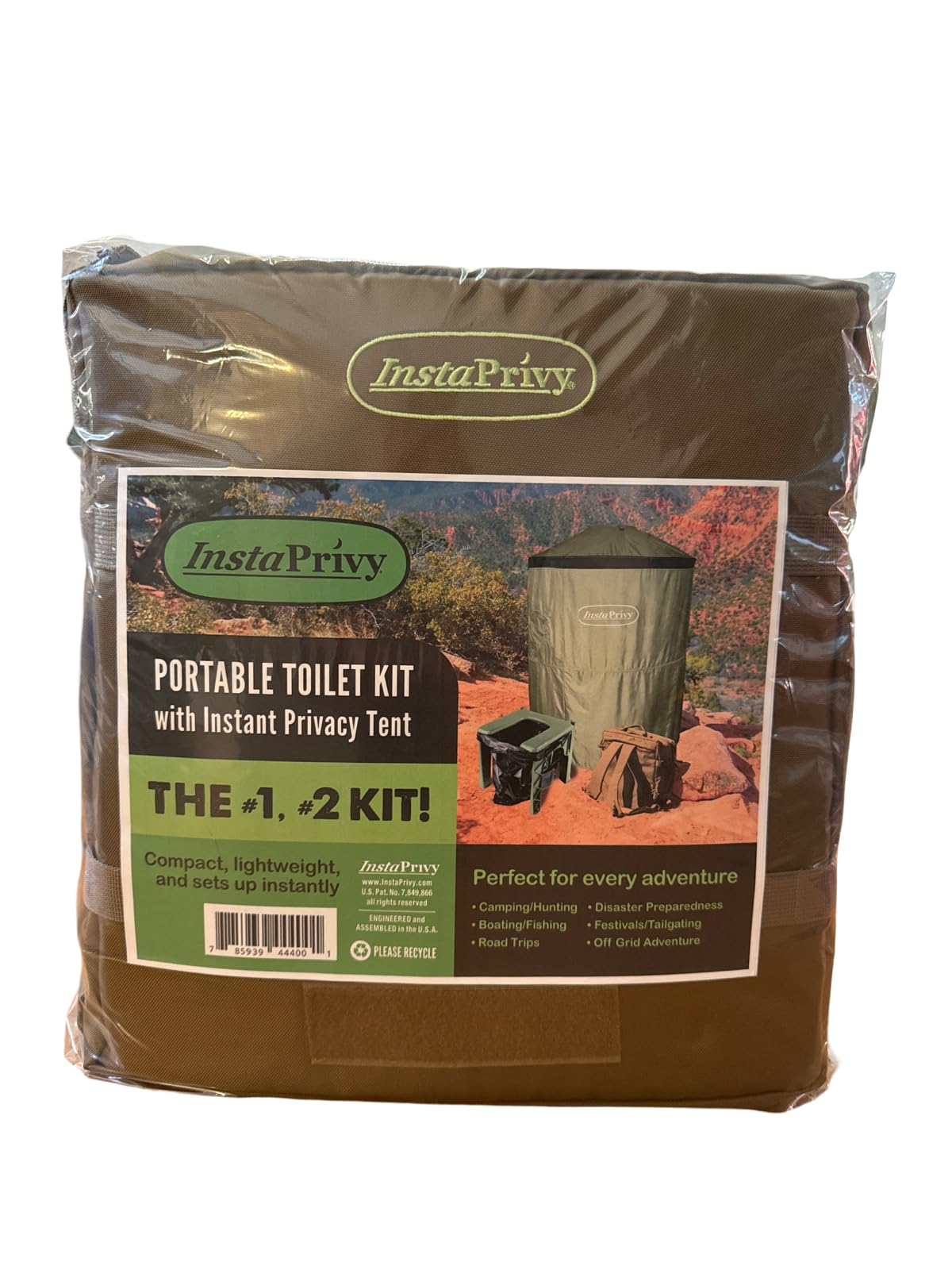 Portable InstaPrivy Toilet Kit