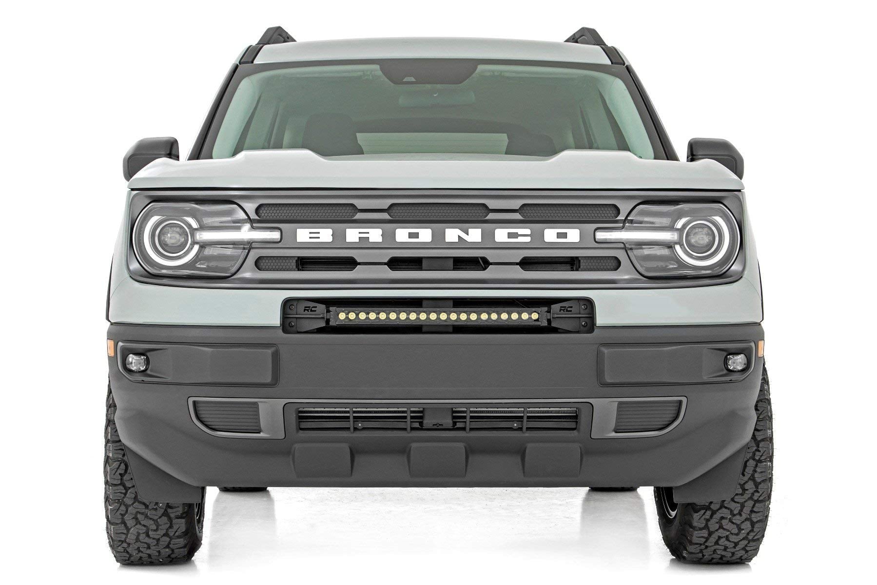 20" Rough Country Black Series DRL LED Light Bumper Kit for Ford Bronco Sport (2021-2025)
