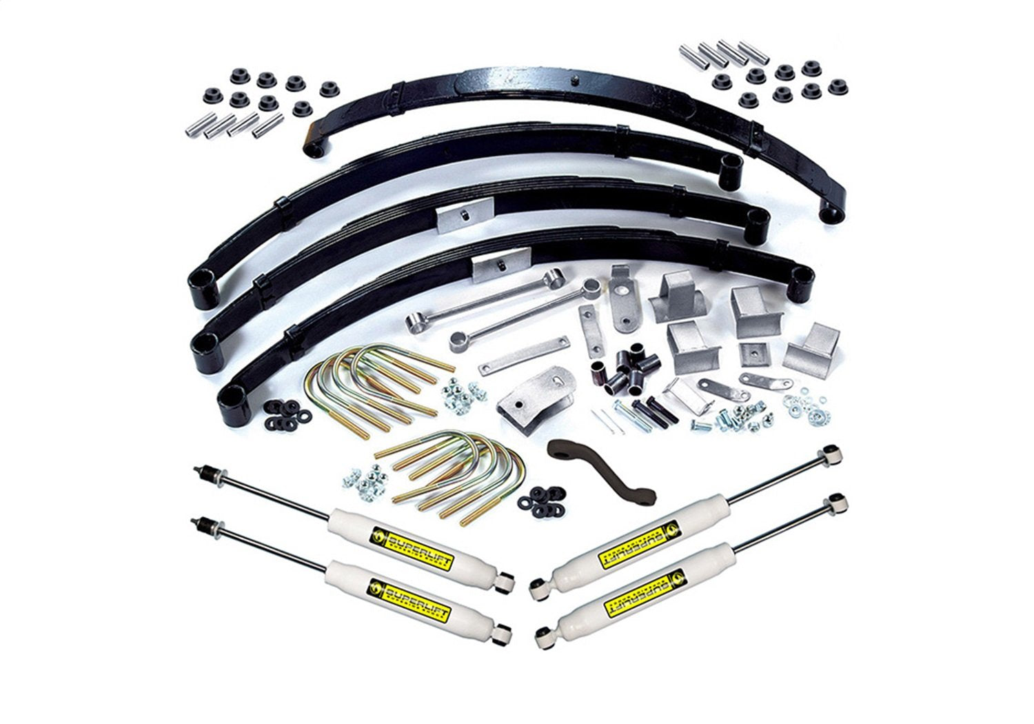 SUPERLIFT SUSPENSION RealTruck 3.5" Lift Kit for Jeep Wrangler YJ | Complete Lift Kit with Front & Rear Shadow Series Shocks | K849 | Fits 1987-1995 Jeep Wrangler YJ