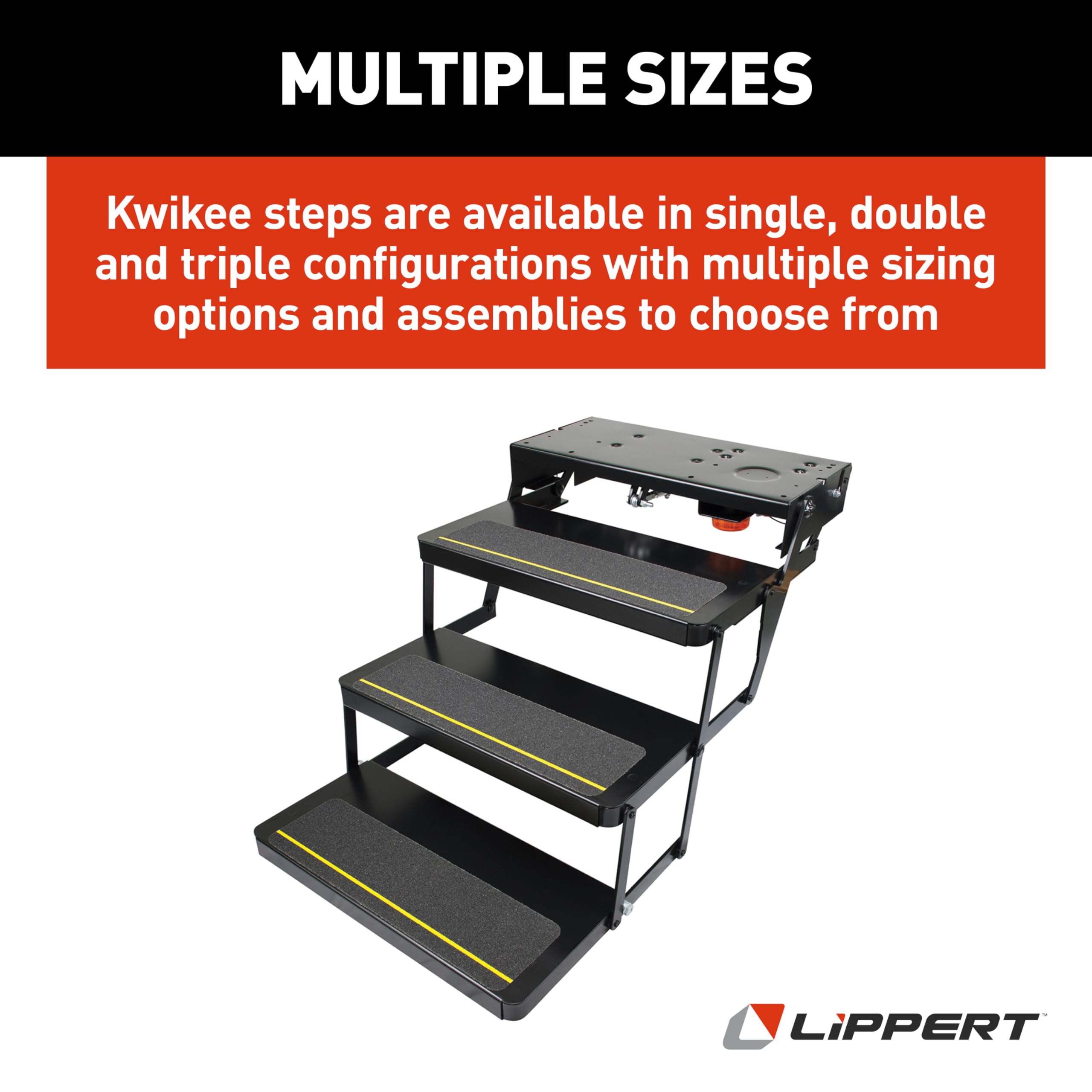 25 Series Kwikee 369552 Step Assembly with Logic Control Unit and Power Switch Kit (7" Rise)