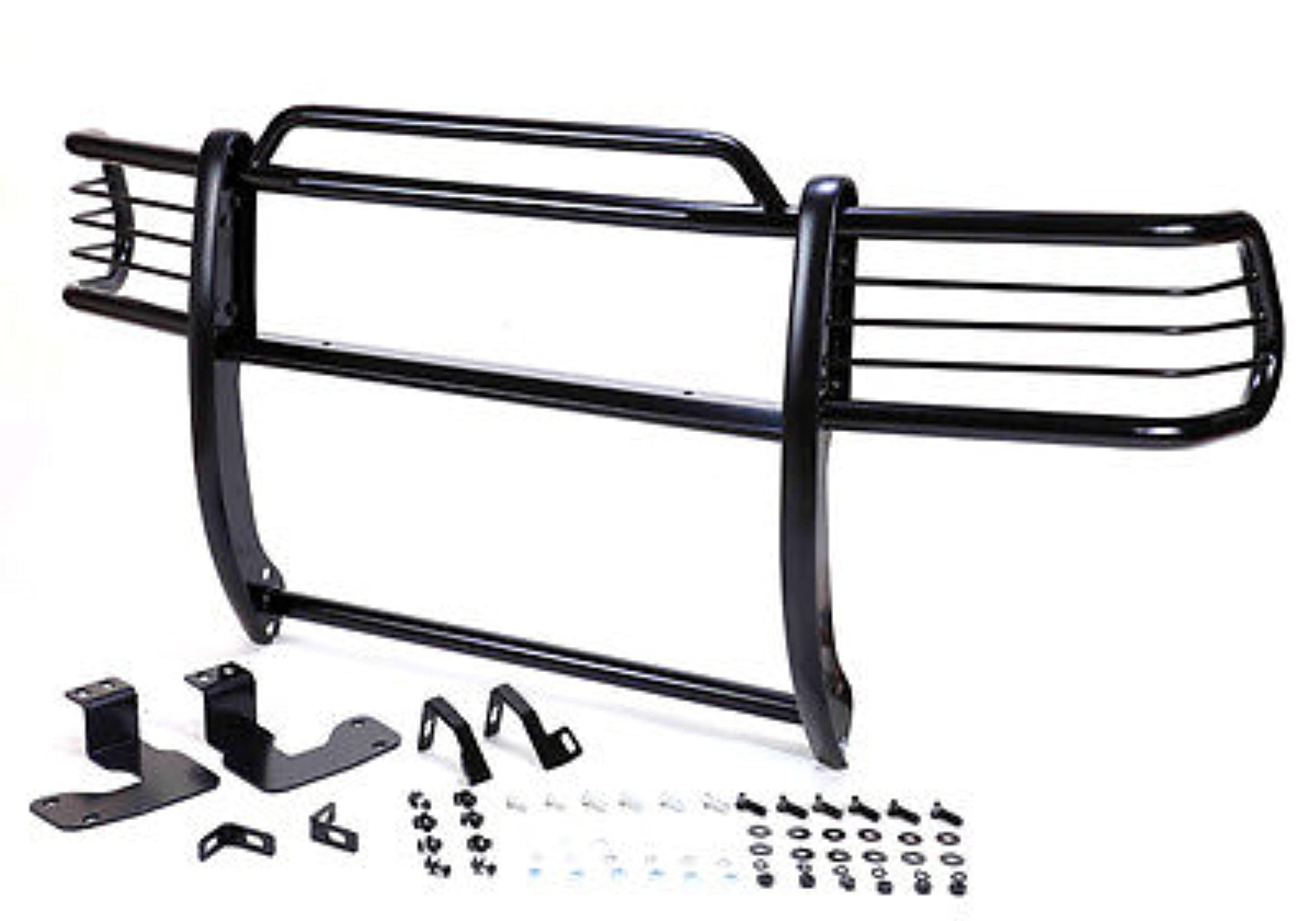 Grille Brush Black Horse Bumper Guard Modular Black Compatible with 2004-2006 Toyota Tundra-17TS27MA