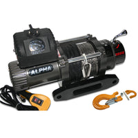 Winch BULLDOG 10009 (8288lb Competition, 75 ft. Synthetic Rope, CNC Billet Aluminum Hawse Fairlead)