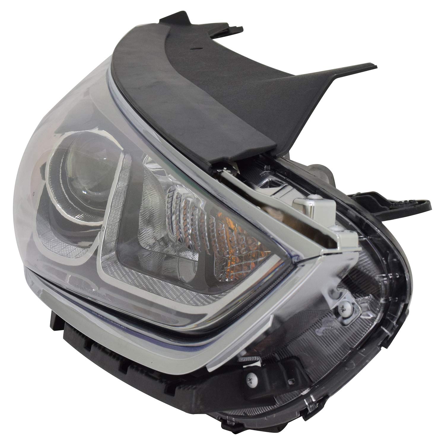 Right TYC Headlight Assembly Compatible with 2018-2019 Hyundai Santa Fe