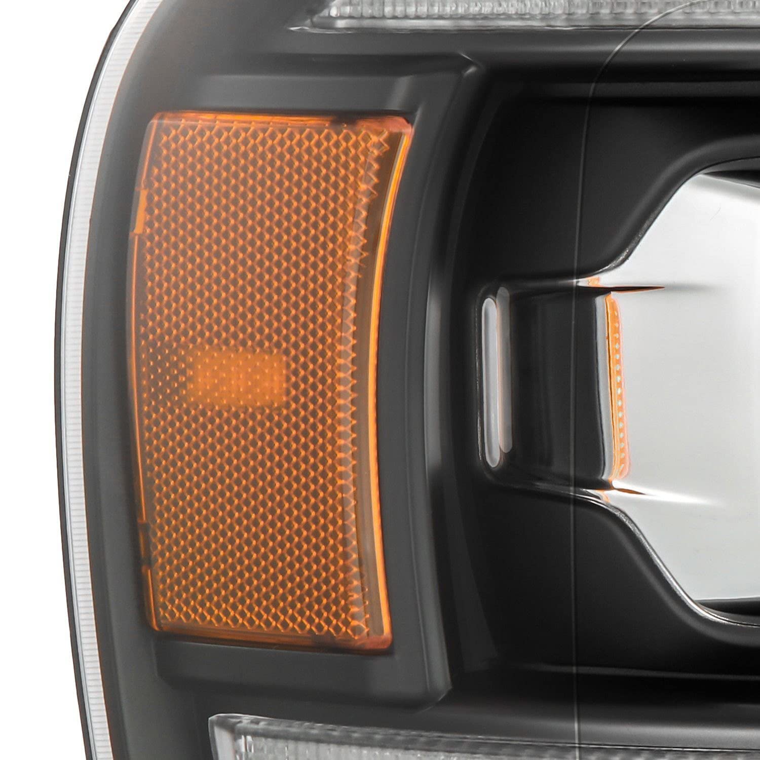 02-05 Dodge Ram 1500 AlphaRex LUXX LED Proj Headlights Plank Style Black w/Activ Light/Seq Signal