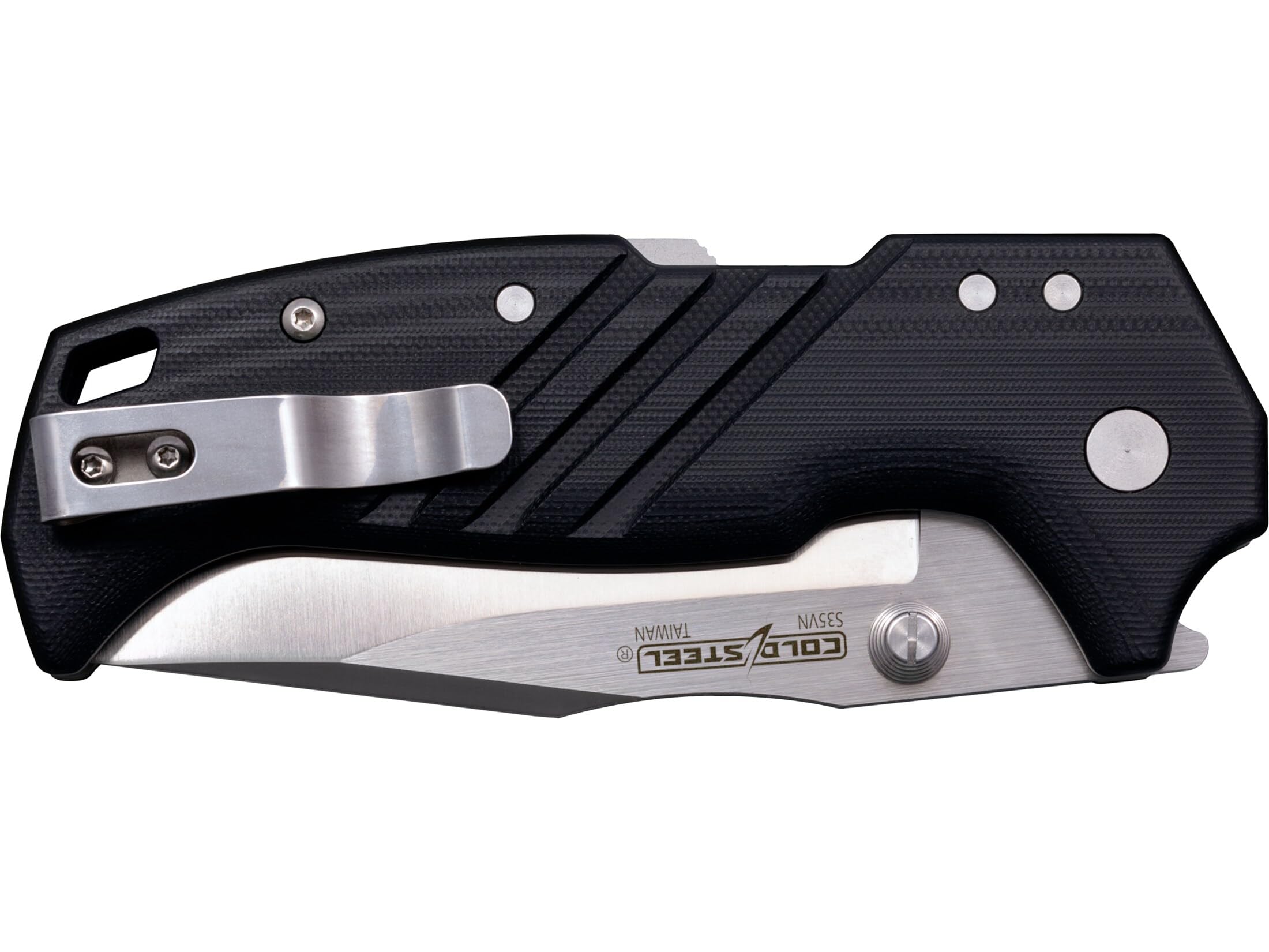 COLD STEEL 3.5" Engage Razor-Sharp S35VN Clip Point Blade 4.7" G-10 Handle Everyday Carry Pocket Folding Knife w/Atlas Lock Mechanism