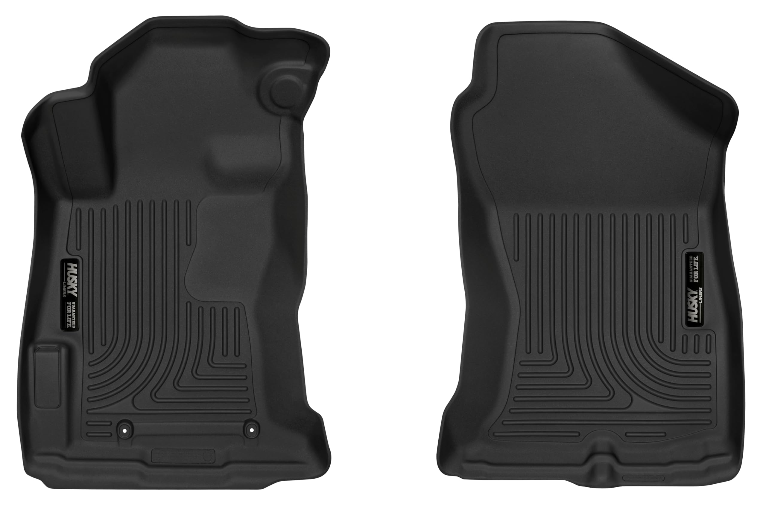Husky Liners Front X-act Contour Floor Mats Black 52871 Compatible with 2017-2019 Subaru Impreza, 2018-2019 Subaru Crosstrek