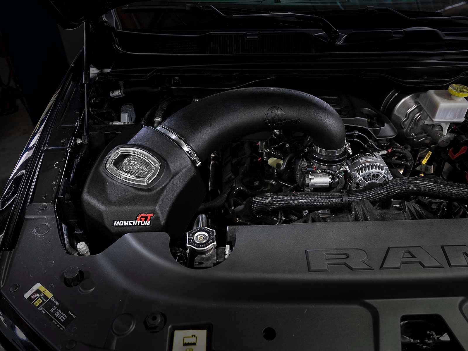 Momentum GT aFe POWER Cold Air Intake System w/Pro DRY S Filter, #50-70013D, Black
