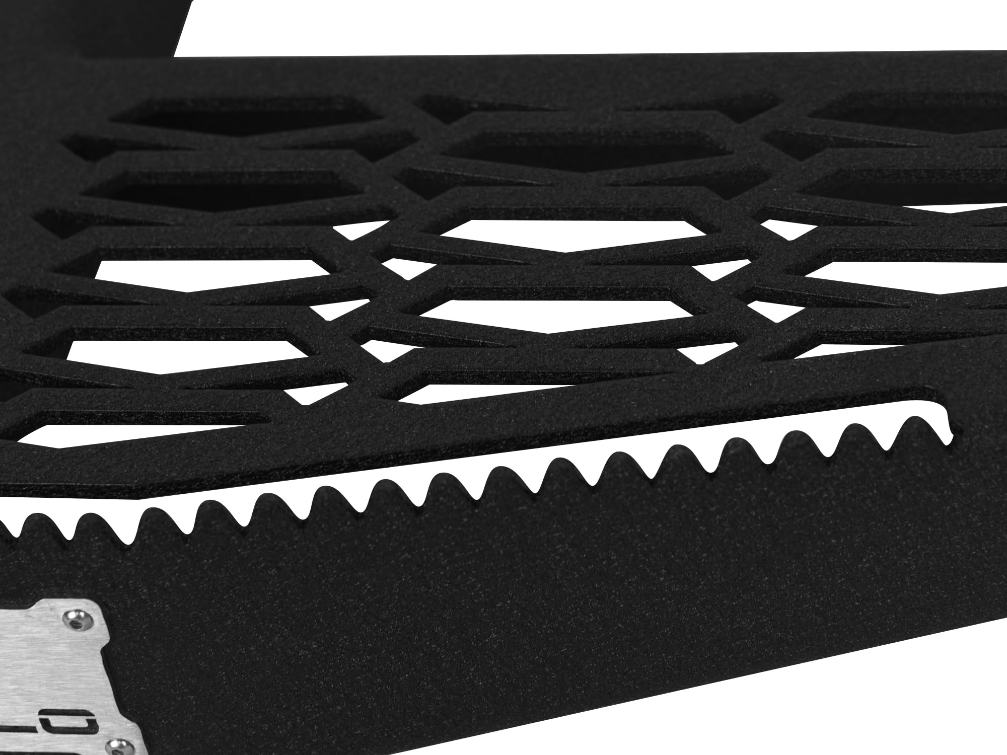 AR Mesh Armordillo Rear Hitch Step|Compatible for Class 3 Trailer Hitch 2" Receiver|Textured Black|Hitch Step Bar|Bumper Guard|Steel|Universal|8724217
